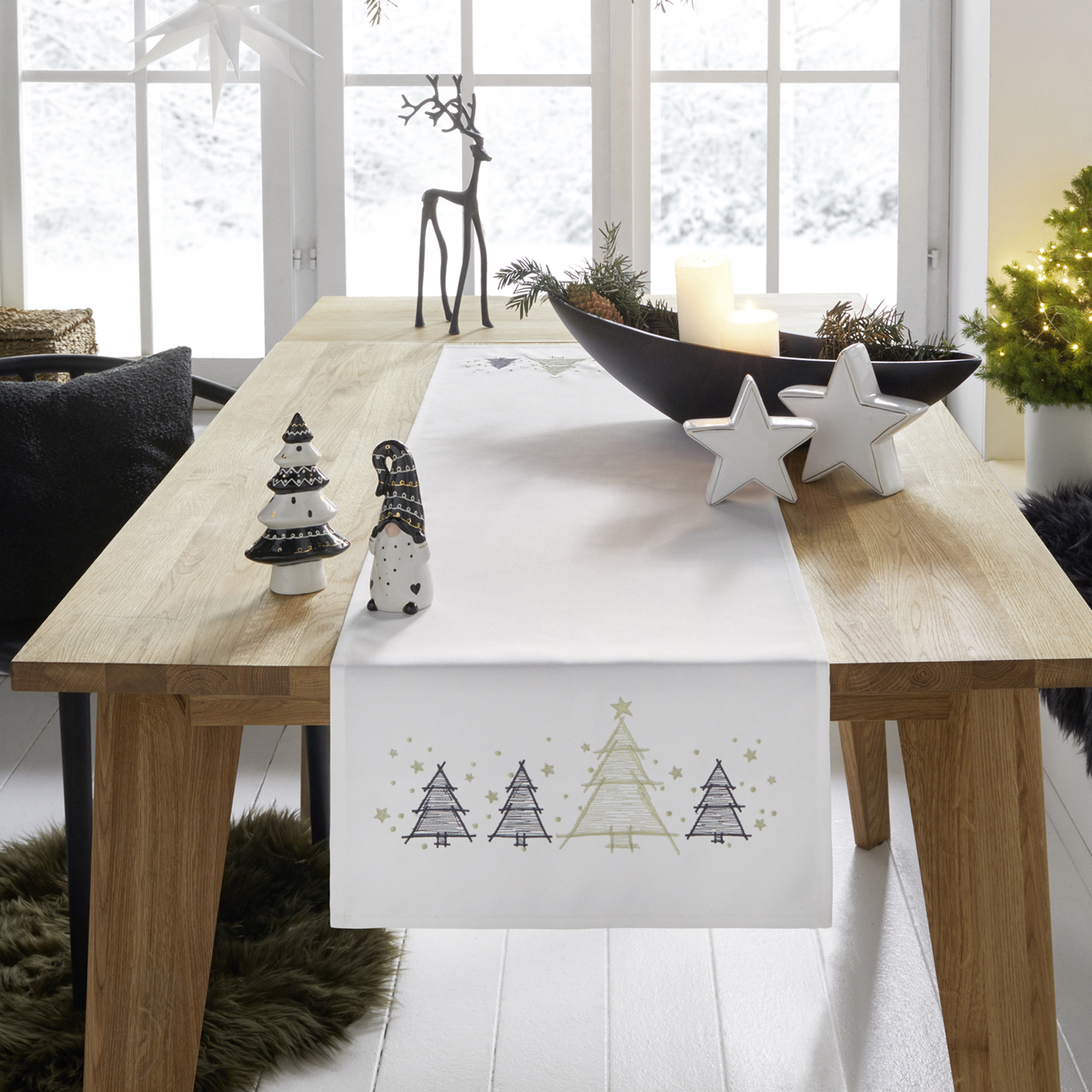 Acheter Chemin de table "petit arbre de Noël"  dans la boutique en ligne de Frank Flechtwaren