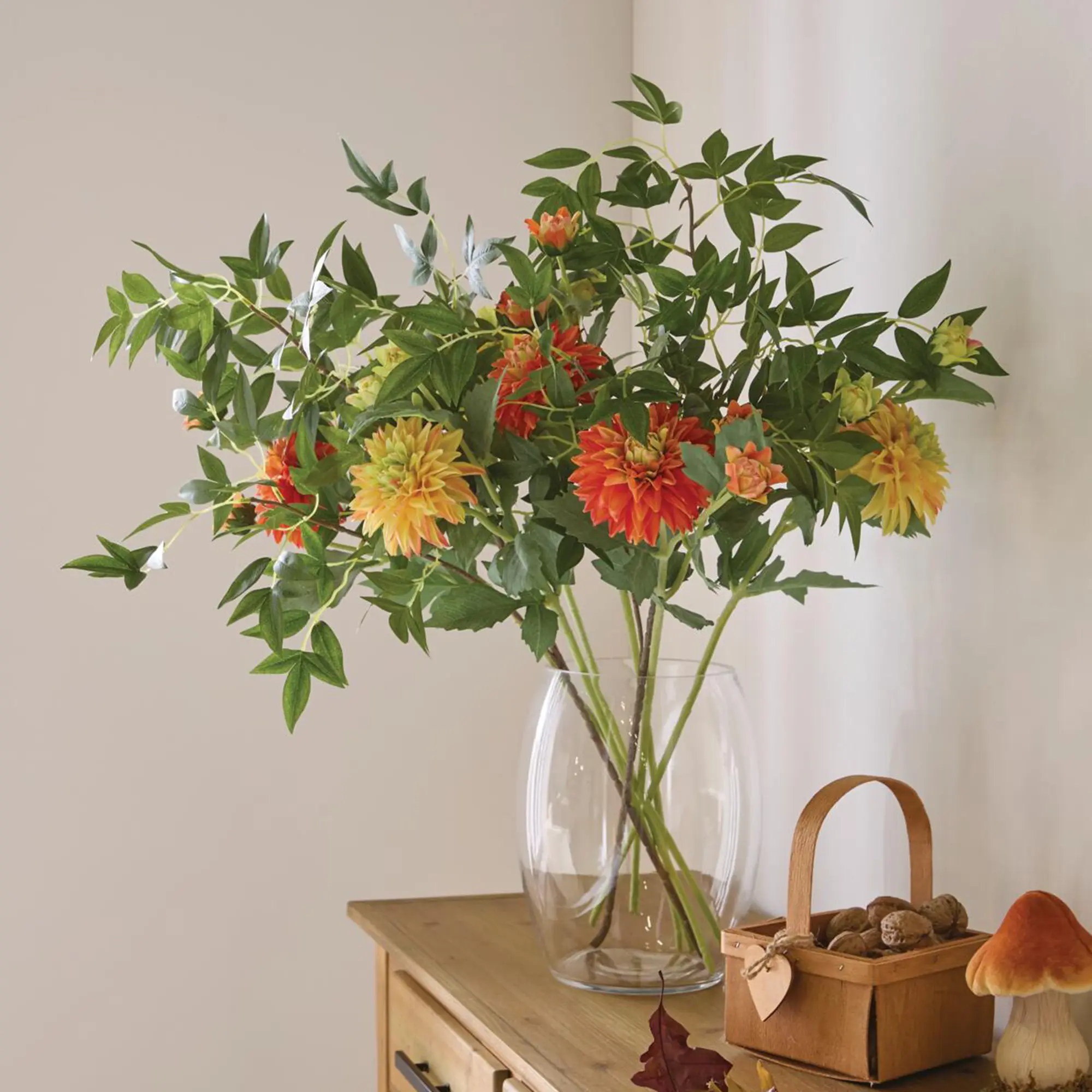 Acheter Branche artificielle « Feuilles vertes », lot de 2 dans la boutique en ligne de Frank Flechtwaren