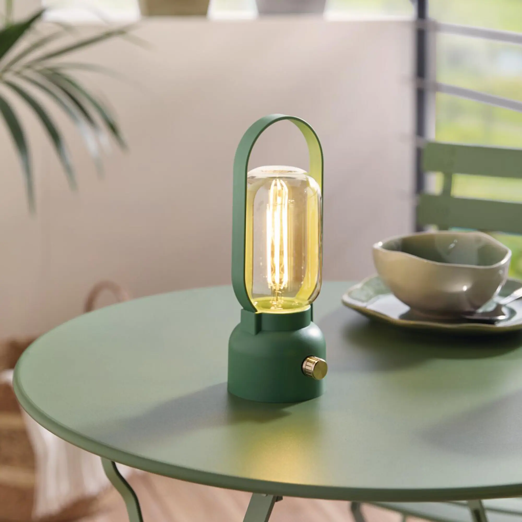 Acheter Lanterne LED "green"  dans la boutique en ligne de Frank Flechtwaren