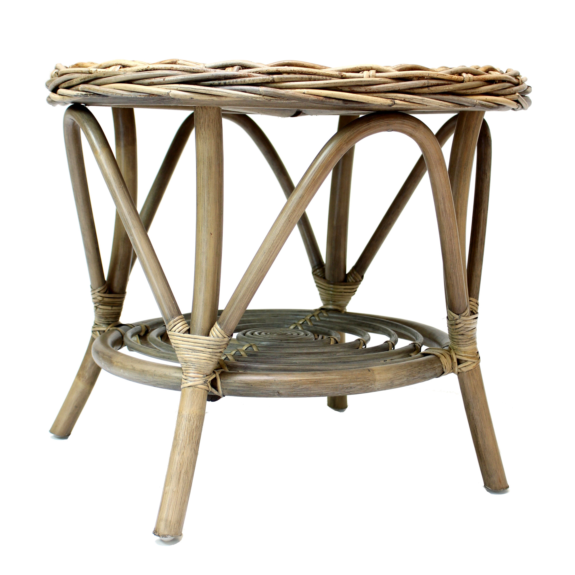 Acheter Table rotin "Koboo Grey"  dans la boutique en ligne de Frank Flechtwaren pour Tables