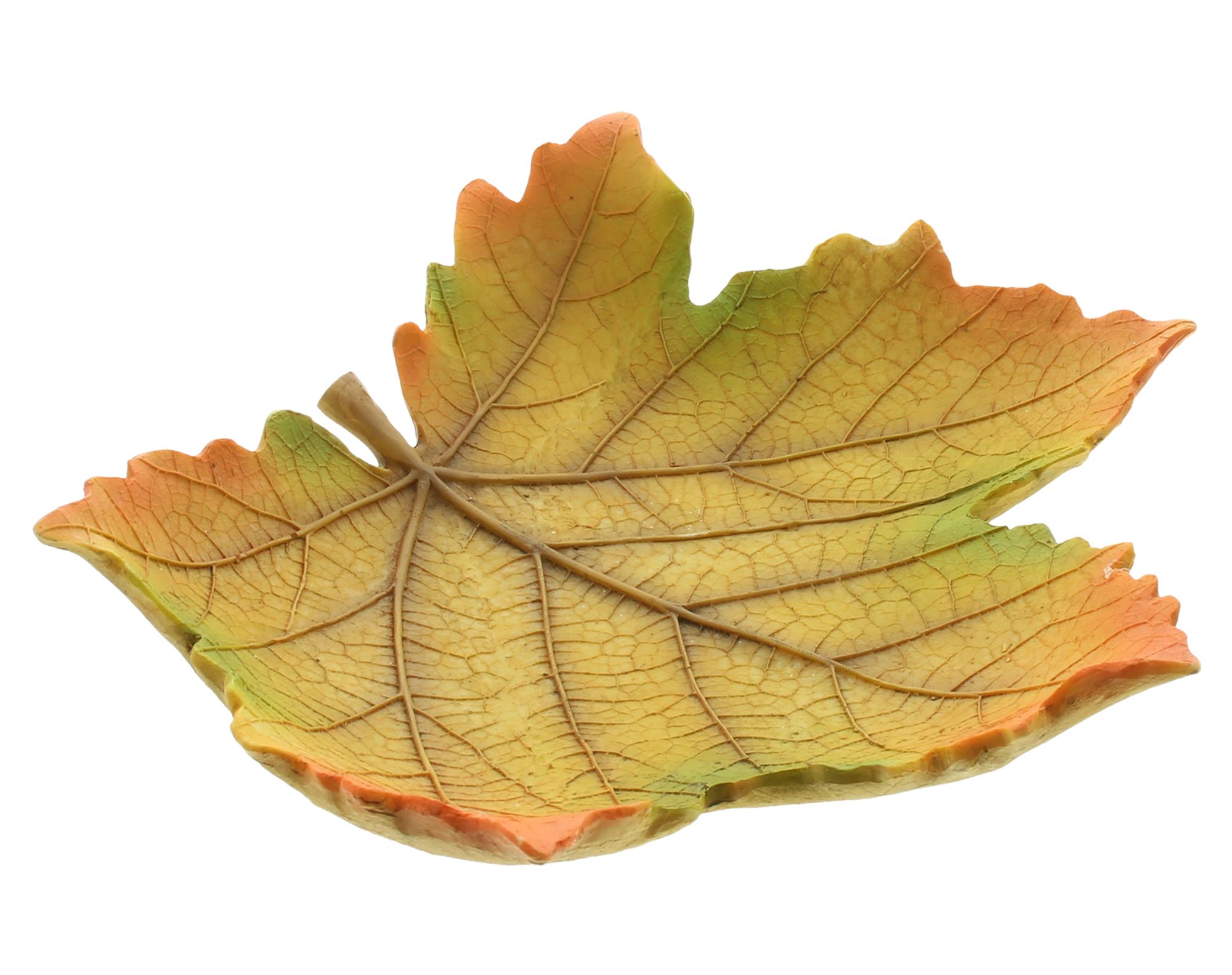 Acheter Coupe décorative "feuille d'automne"  dans la boutique en ligne de Frank Flechtwaren pour Jardin d'automne