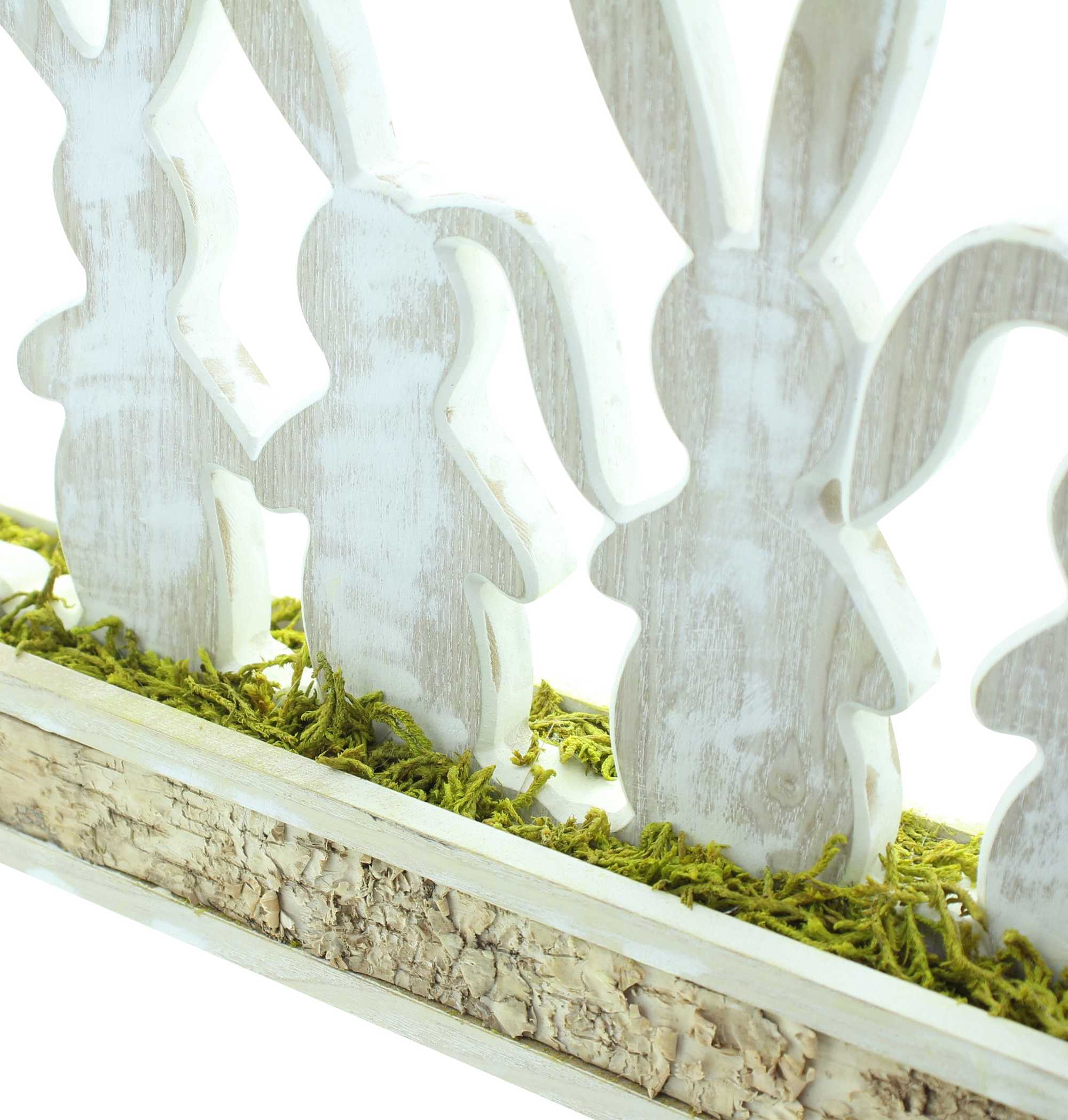 Acheter Décoration en bois "bande de lapins"  dans la boutique en ligne de Frank Flechtwaren pour Lapin &amp; co