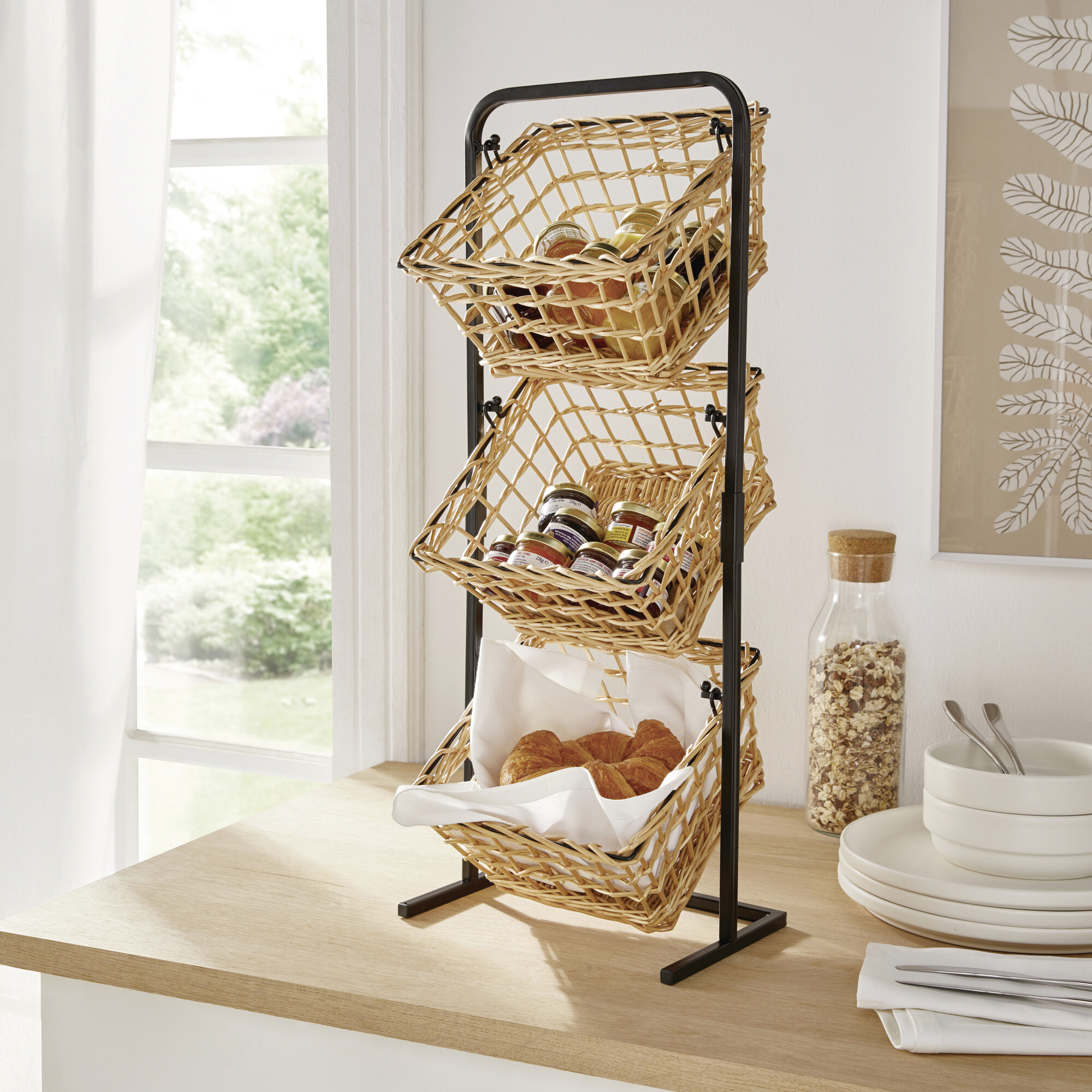 Acheter Paniers-étagère "trio"  dans la boutique en ligne de Frank Flechtwaren