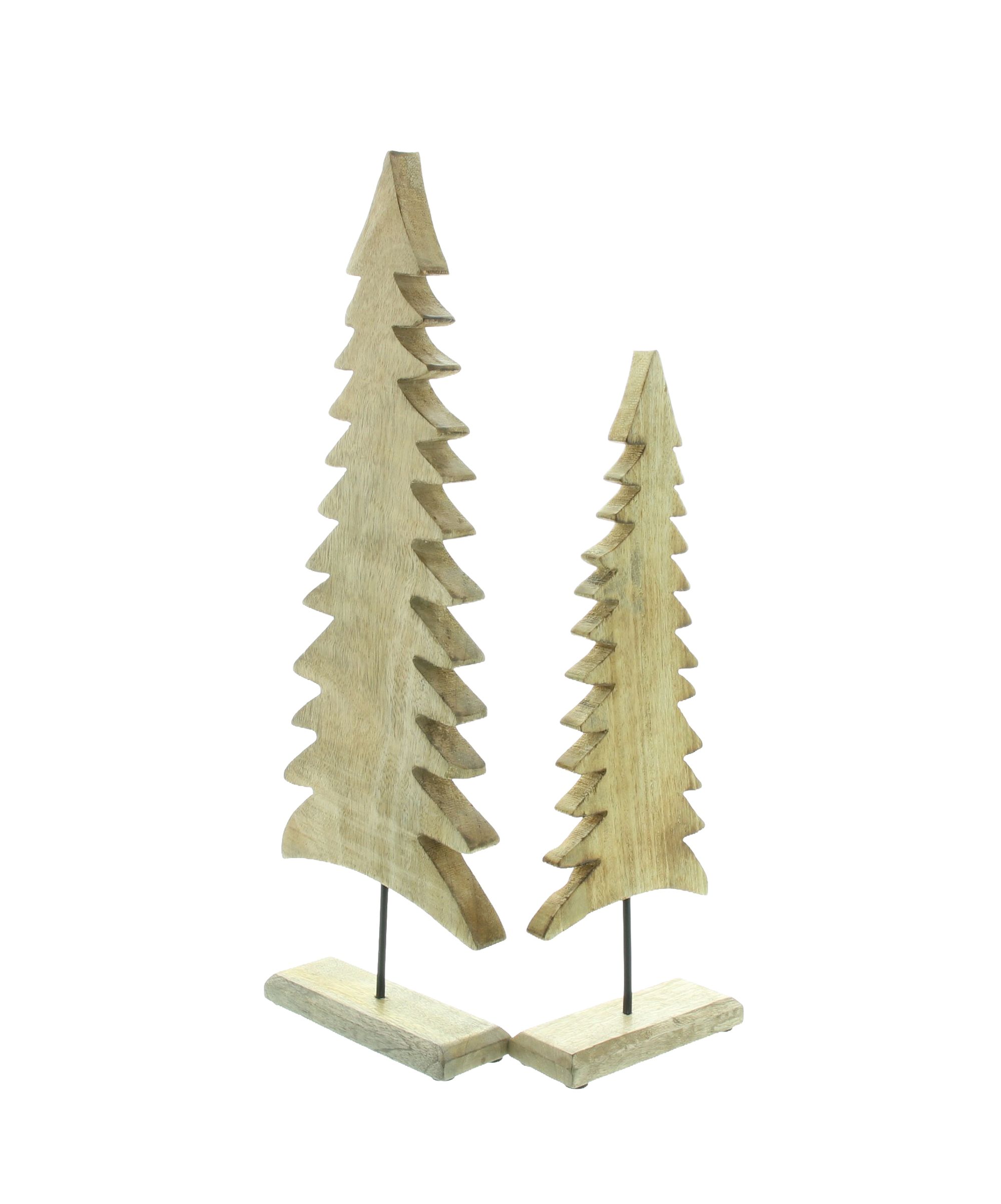 Acheter Sapin décoratif « Wood », lot de 2 dans la boutique en ligne de Frank Flechtwaren pour Sapins