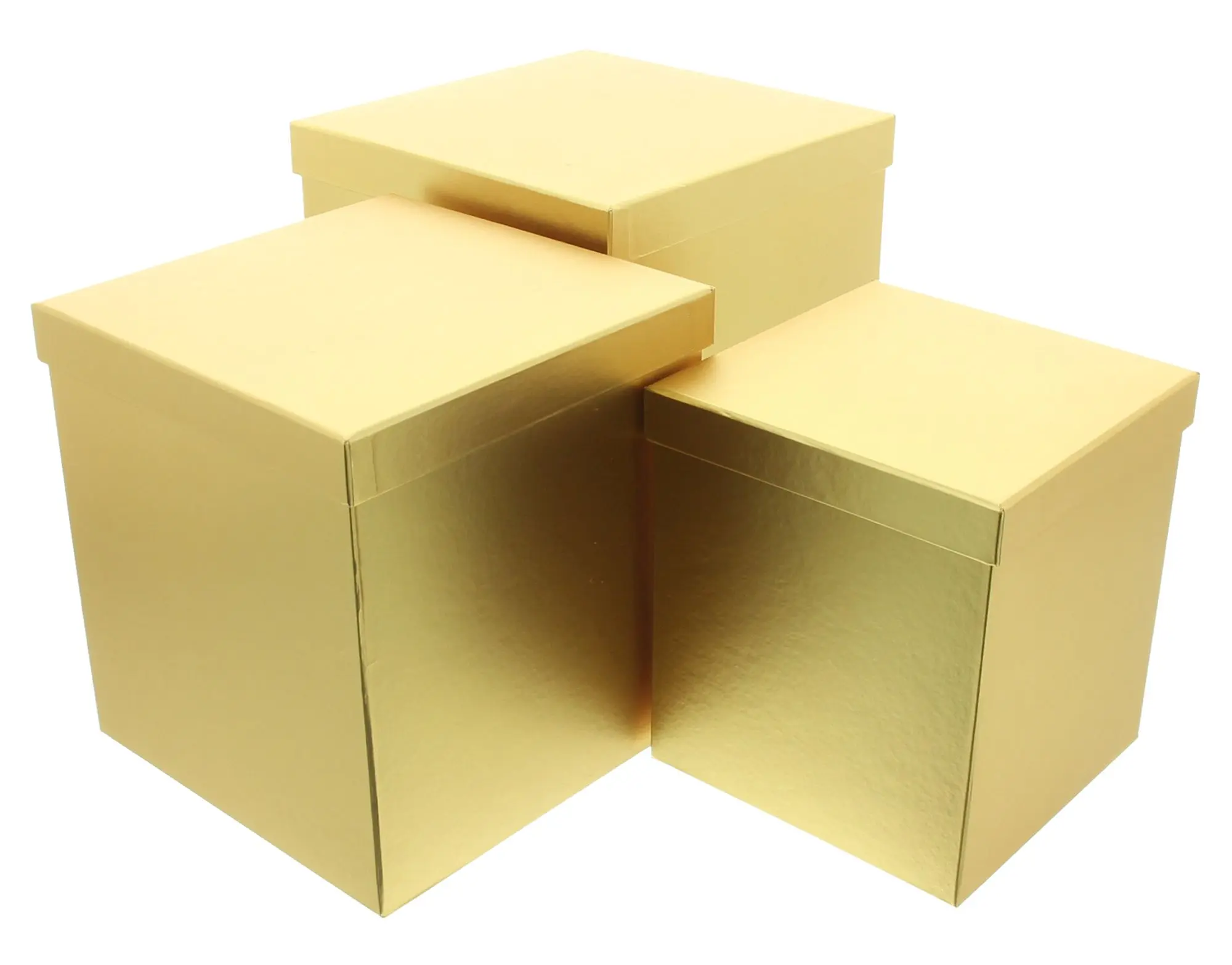 Acheter Coffret cadeau « Goldschimmer », lot de 3  dans la boutique en ligne de Frank Flechtwaren pour Coffrets cadeaux