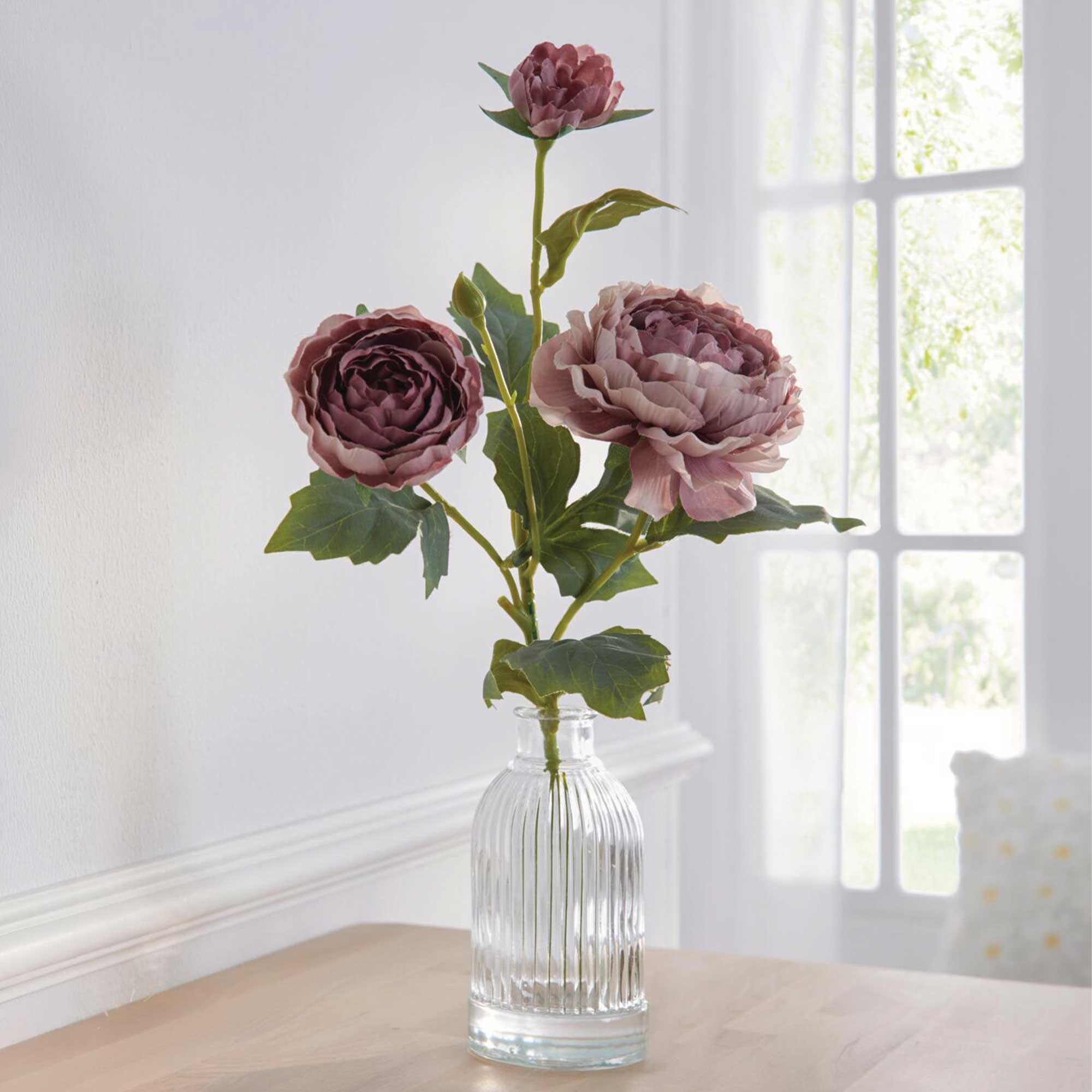 Acheter Plante artificielle "pivoine" dans son vase  dans la boutique en ligne de Frank Flechtwaren