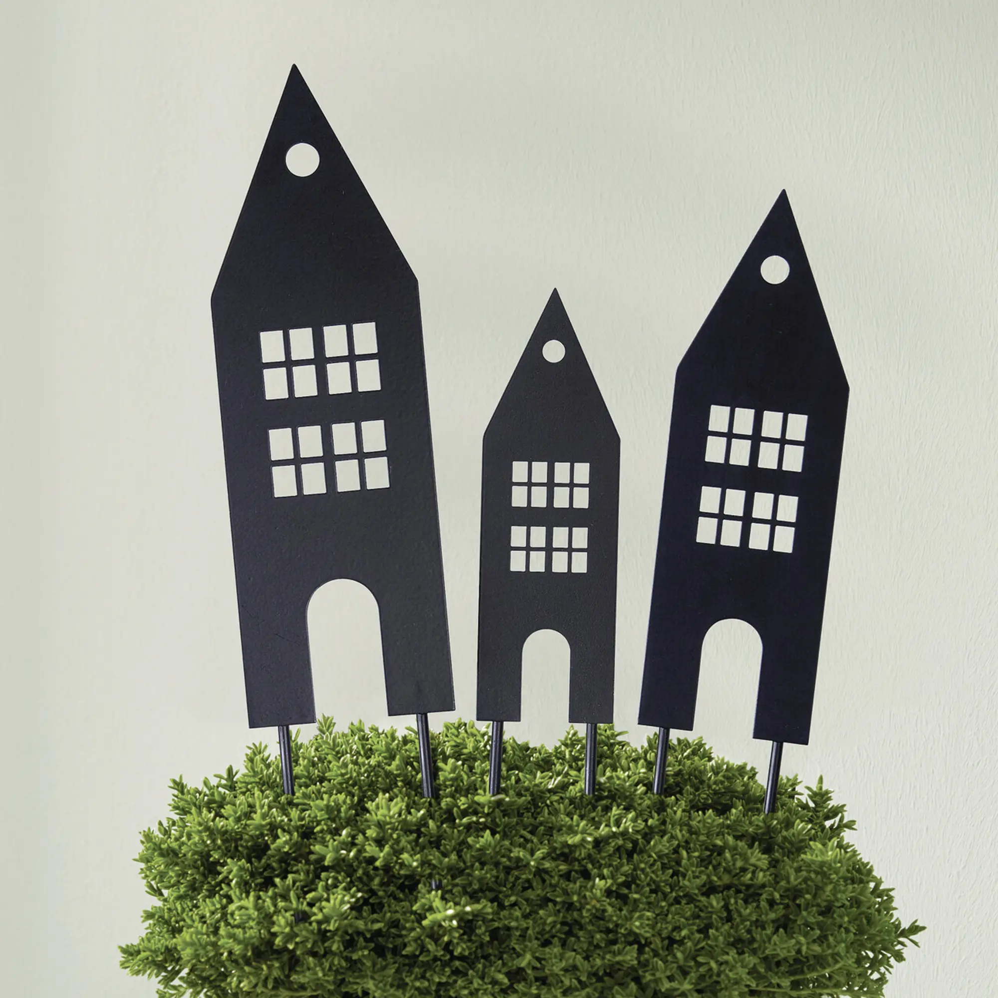 Acheter Lot de 3 pics "maison"  dans la boutique en ligne de Frank Flechtwaren
