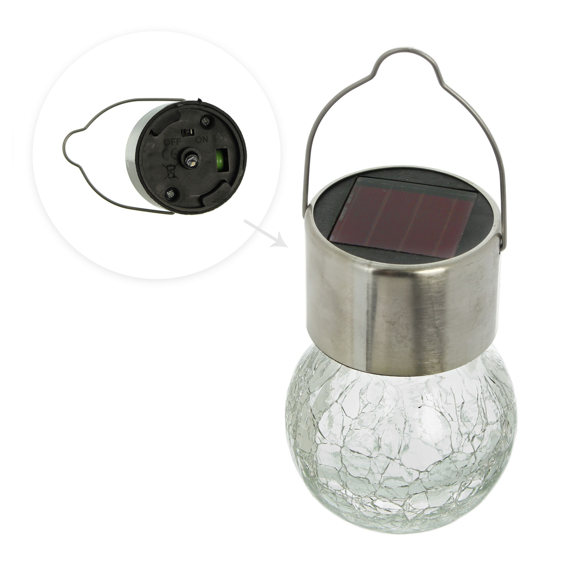 Acheter Lot de 4 lampes solaires LED "cristal"  dans la boutique en ligne de Frank Flechtwaren pour Luminaires de jardin
