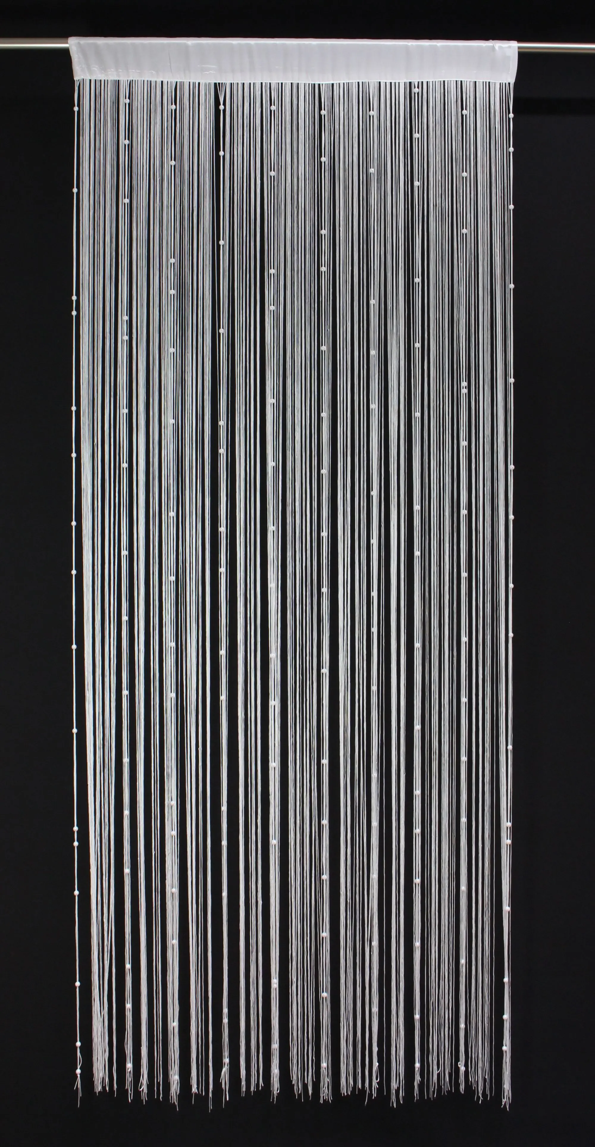 Acheter Rideau fils "perles blanches"  dans la boutique en ligne de Frank Flechtwaren pour Rideaux de porte