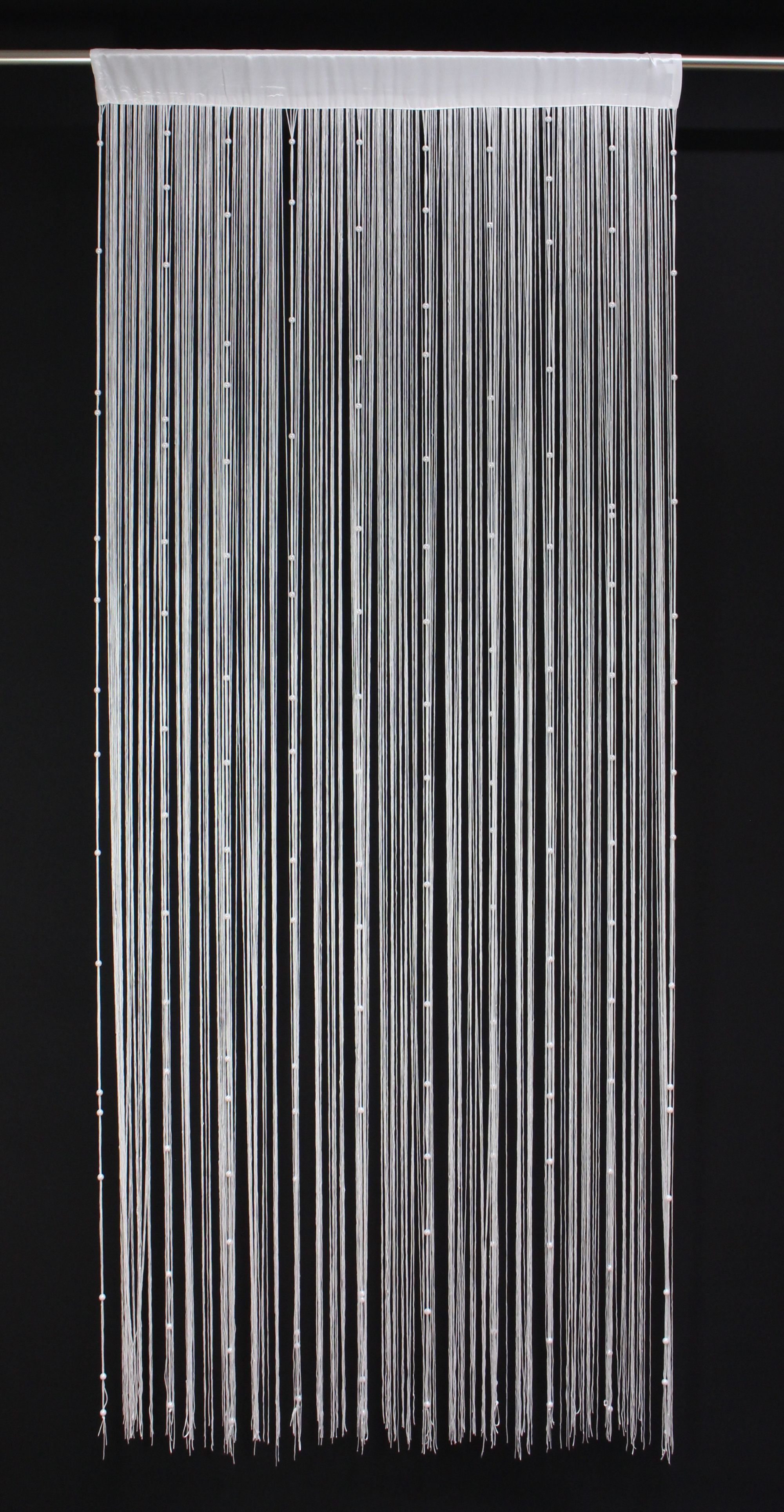 Acheter Rideau fils "perles blanches"  dans la boutique en ligne de Frank Flechtwaren pour Rideaux de porte