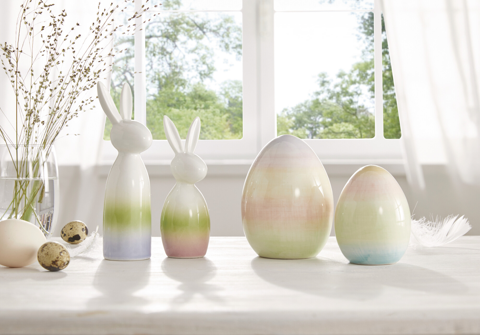Acheter Lot de 2 lapins "pastel"  dans la boutique en ligne de Frank Flechtwaren pour Lapin &amp; co