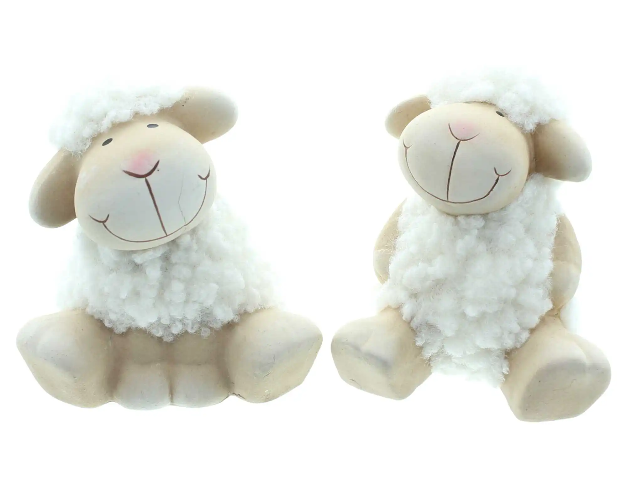 Acheter Lot de 2 figurines "mouton"  dans la boutique en ligne de Frank Flechtwaren pour Pâques