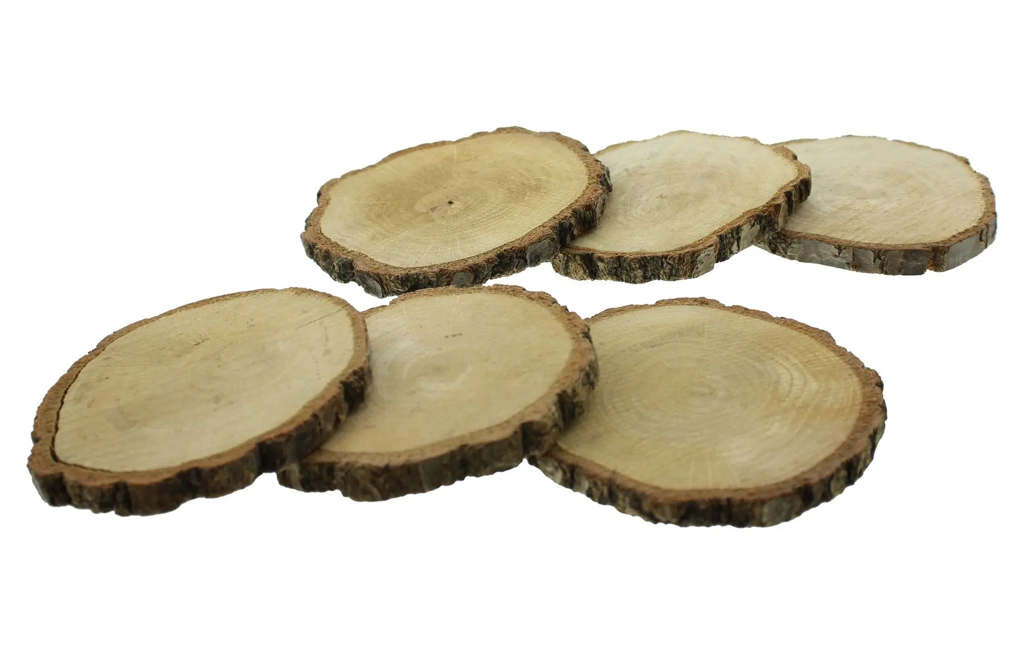 Acheter Lot de 6 rondins en bois "chêne"  dans la boutique en ligne de Frank Flechtwaren pour Pâques
