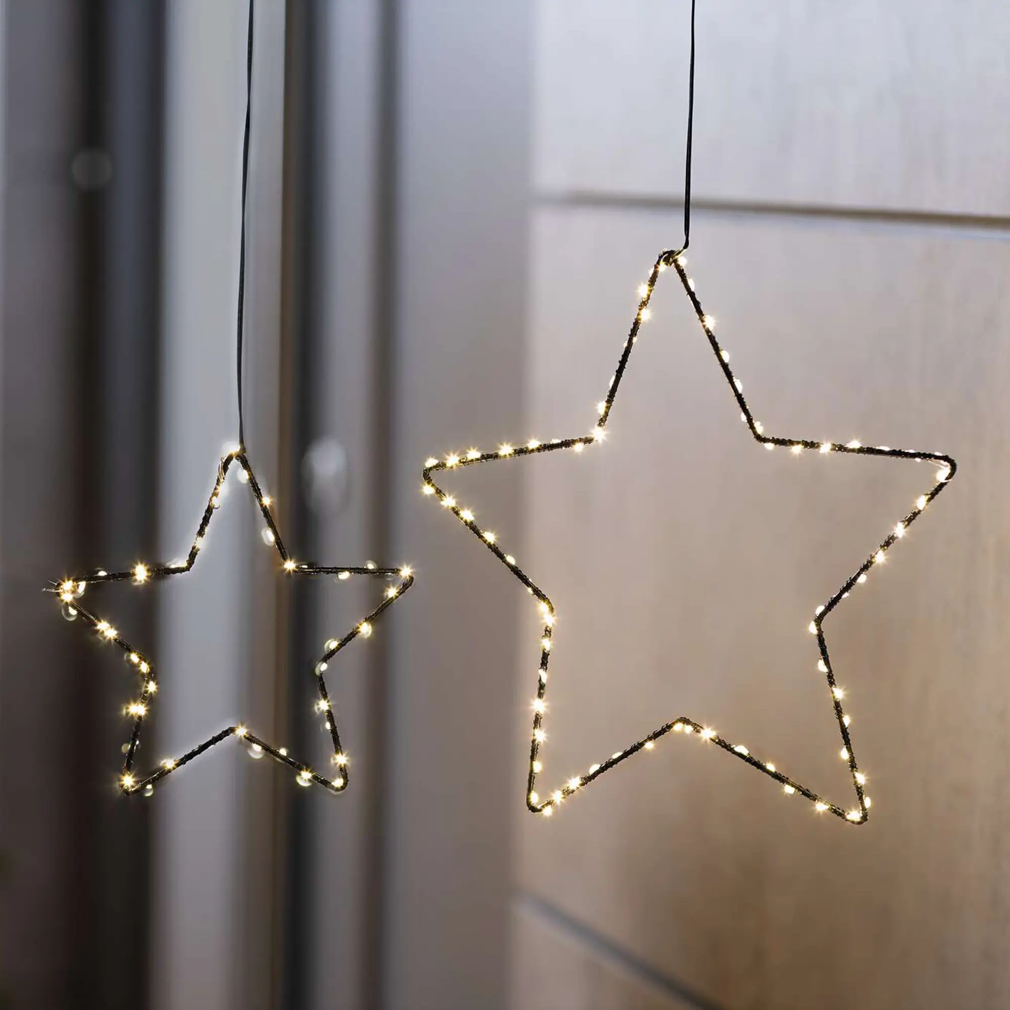Acheter Lot de 2 suspensions "étoile"  dans la boutique en ligne de Frank Flechtwaren