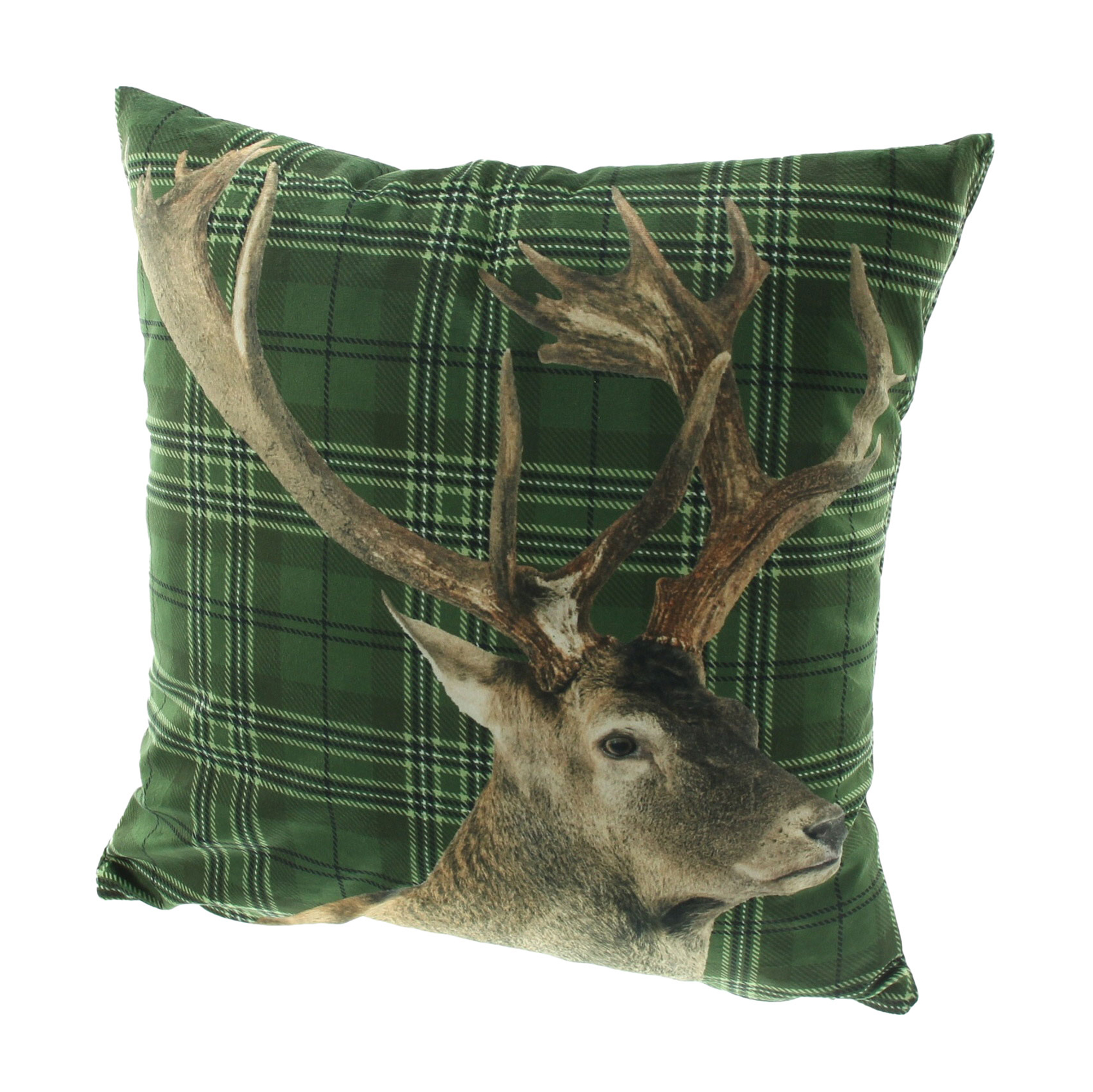 Acheter Housse de coussin « Cervo », verte  dans la boutique en ligne de Frank Flechtwaren pour Remplissages