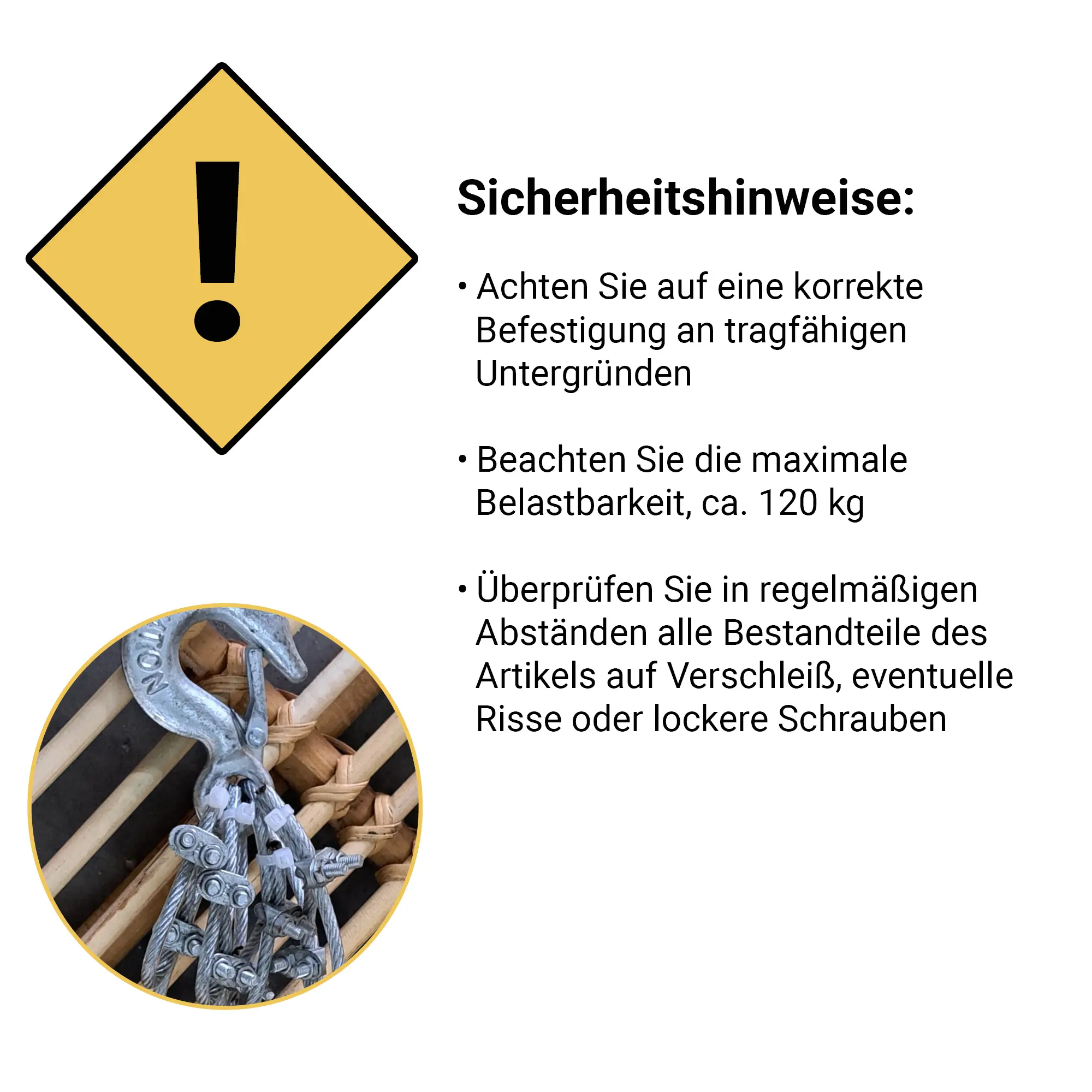 Acheter Fauteuil suspendu "rotin"  dans la boutique en ligne de Frank Flechtwaren pour Meubles en osier