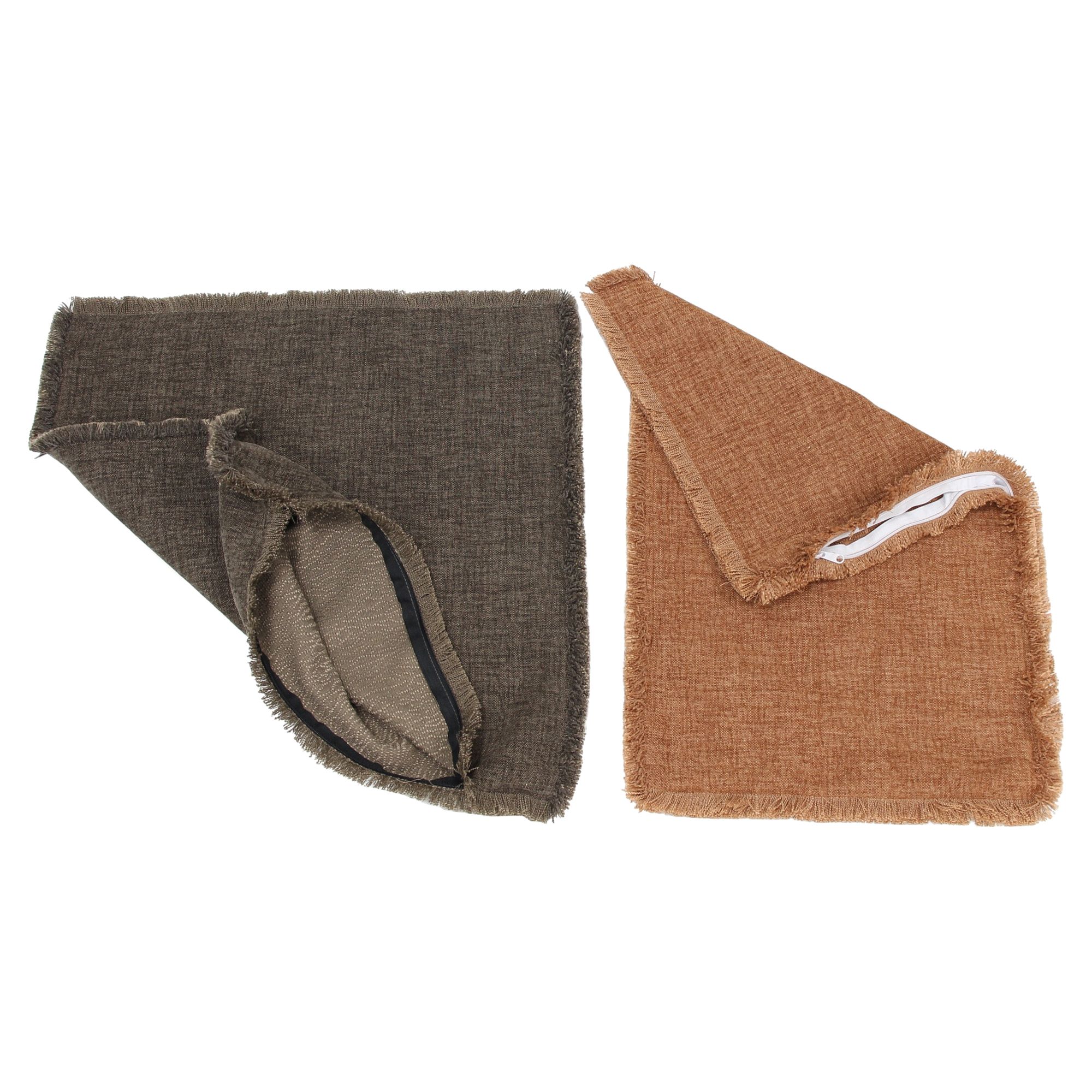 Acheter Housse de coussin « Trendy Frays », lot de 2 dans la boutique en ligne de Frank Flechtwaren pour Remplissages