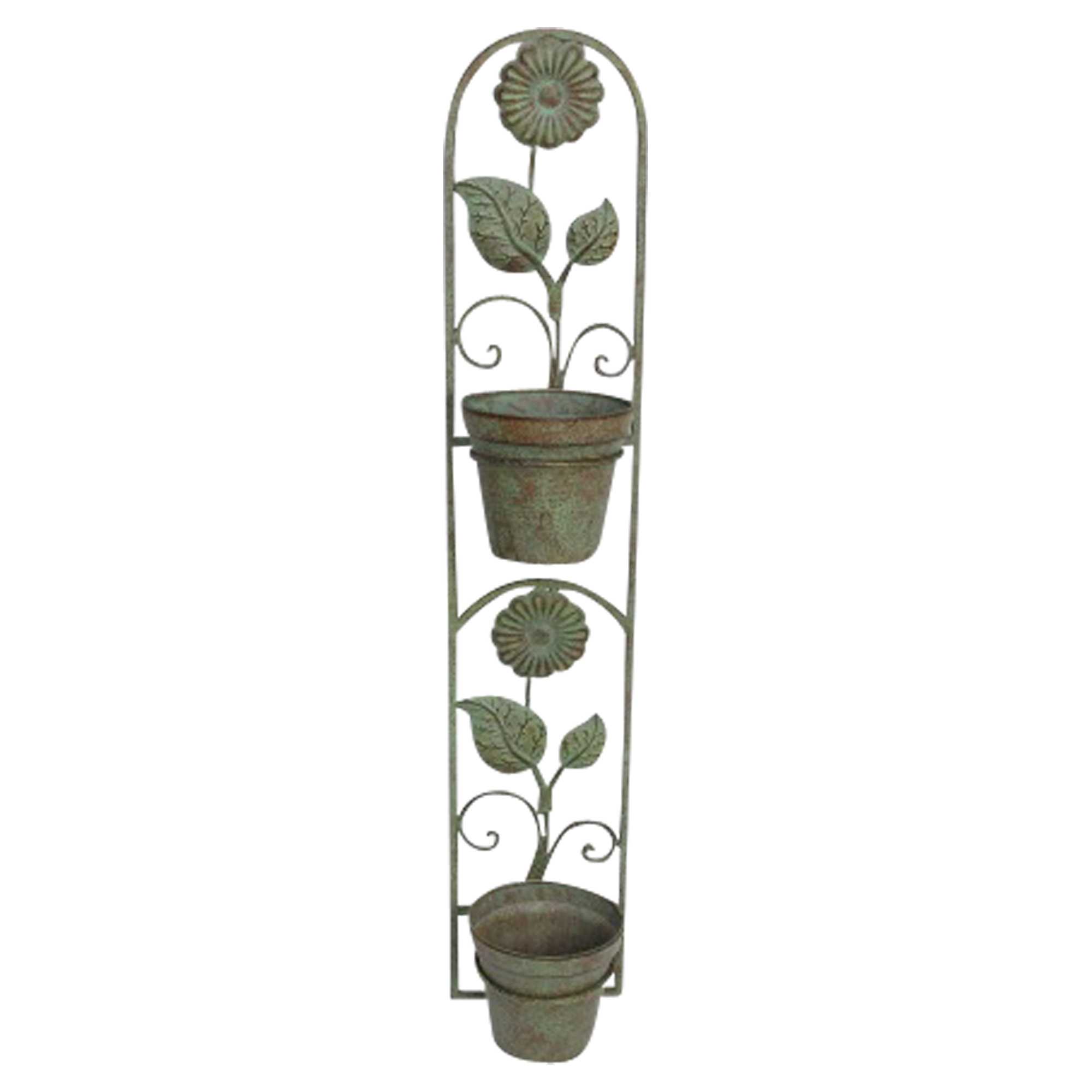 Acheter Jardinière murale "fleurs"  dans la boutique en ligne de Frank Flechtwaren pour Pots de fleurs