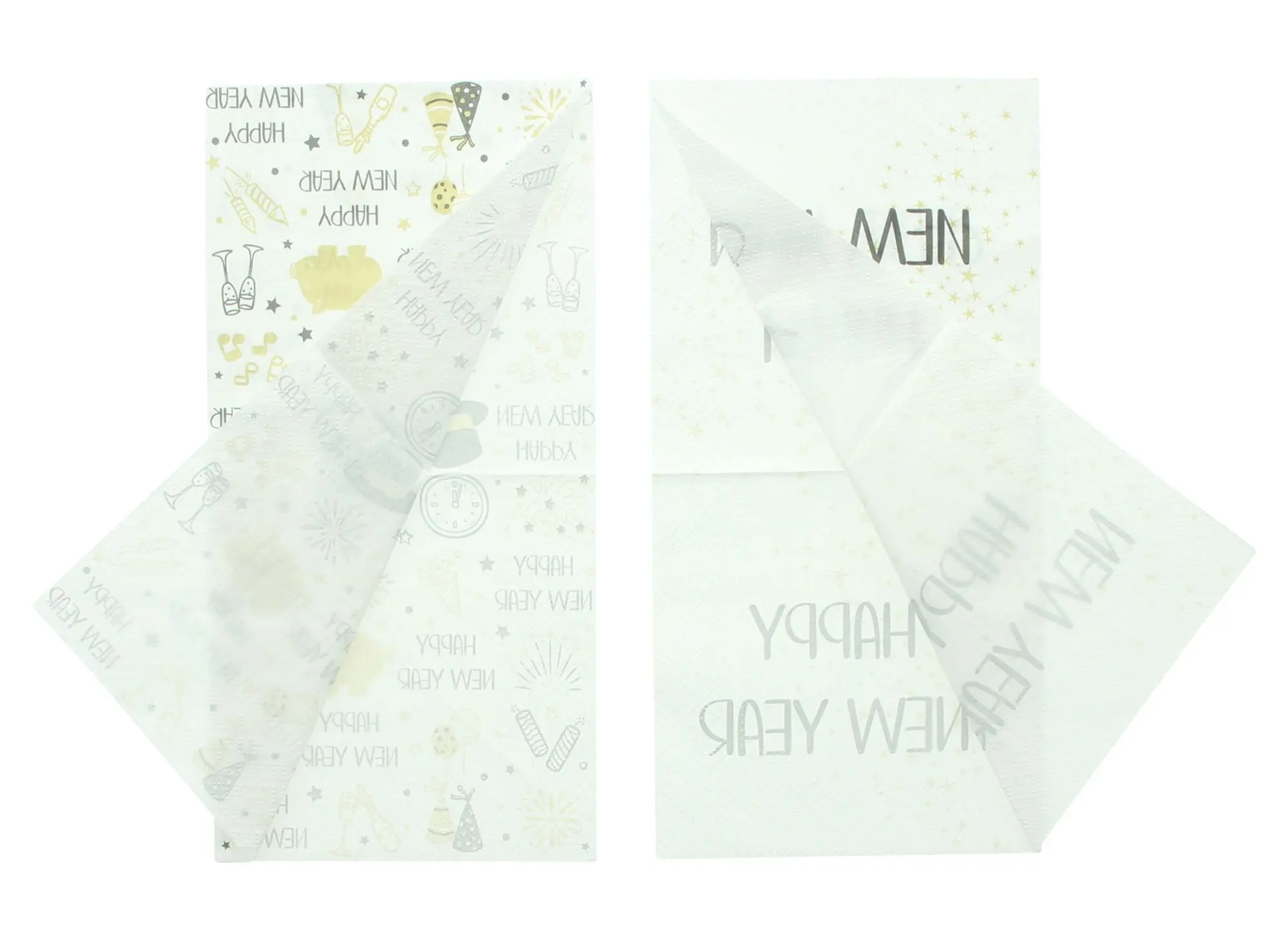 Acheter Lot de 40 serviettes "Nouvel An"   dans la boutique en ligne de Frank Flechtwaren pour Cuisine