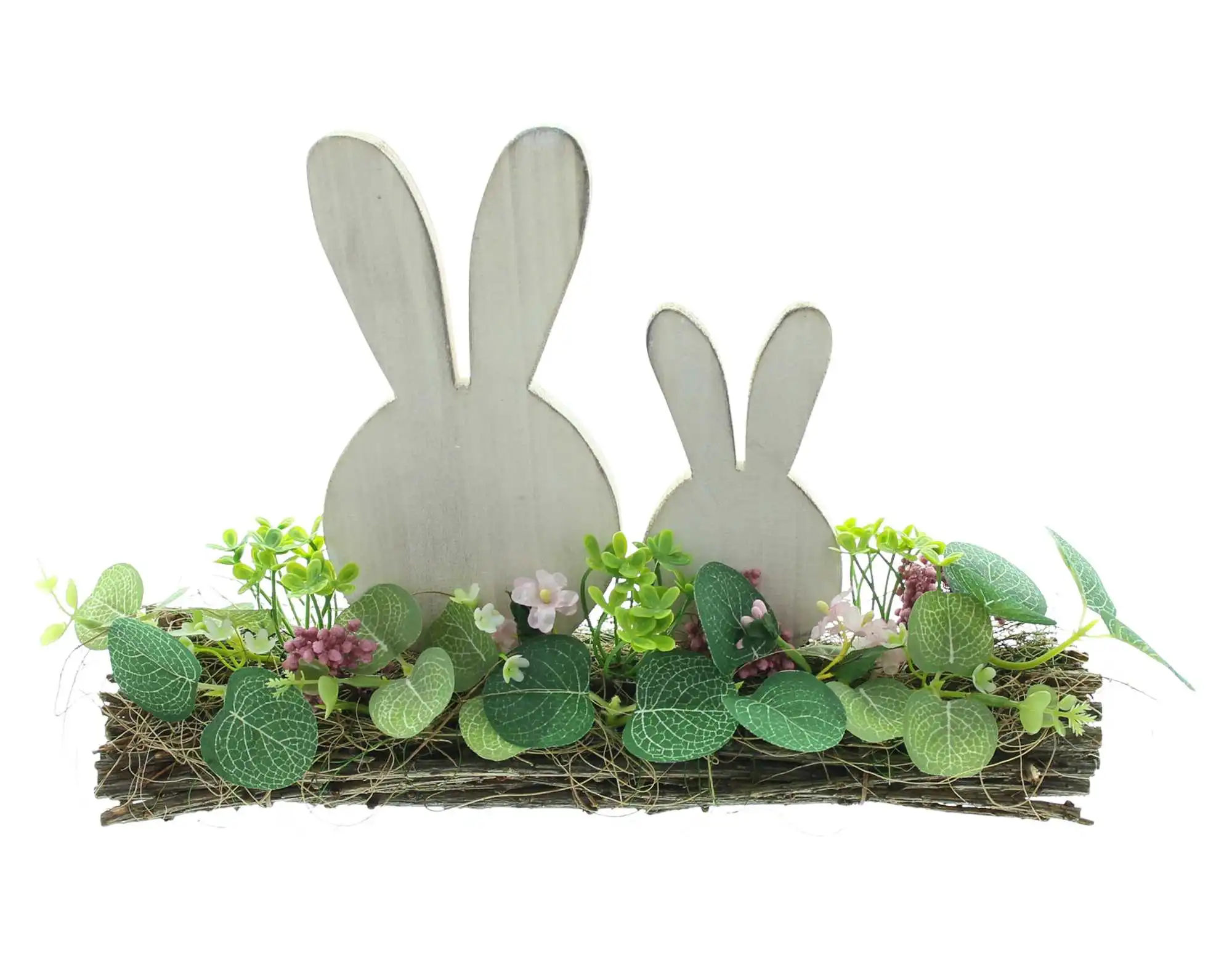 Acheter Décoration de Pâques "couple de lapins"  dans la boutique en ligne de Frank Flechtwaren pour Lapin &amp; co