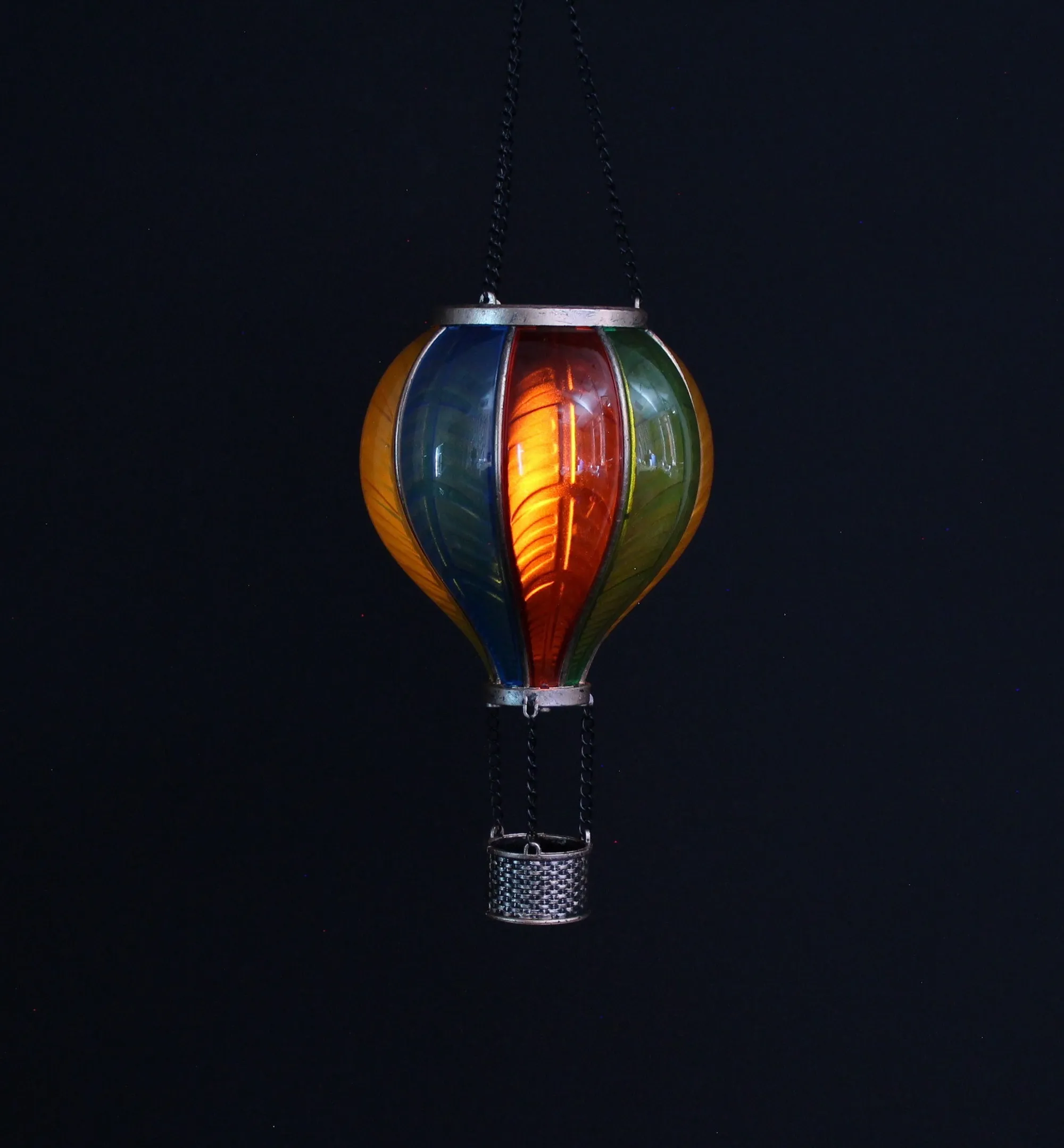Acheter Déco solaire "mongolfière"  dans la boutique en ligne de Frank Flechtwaren pour Éclairage solaire