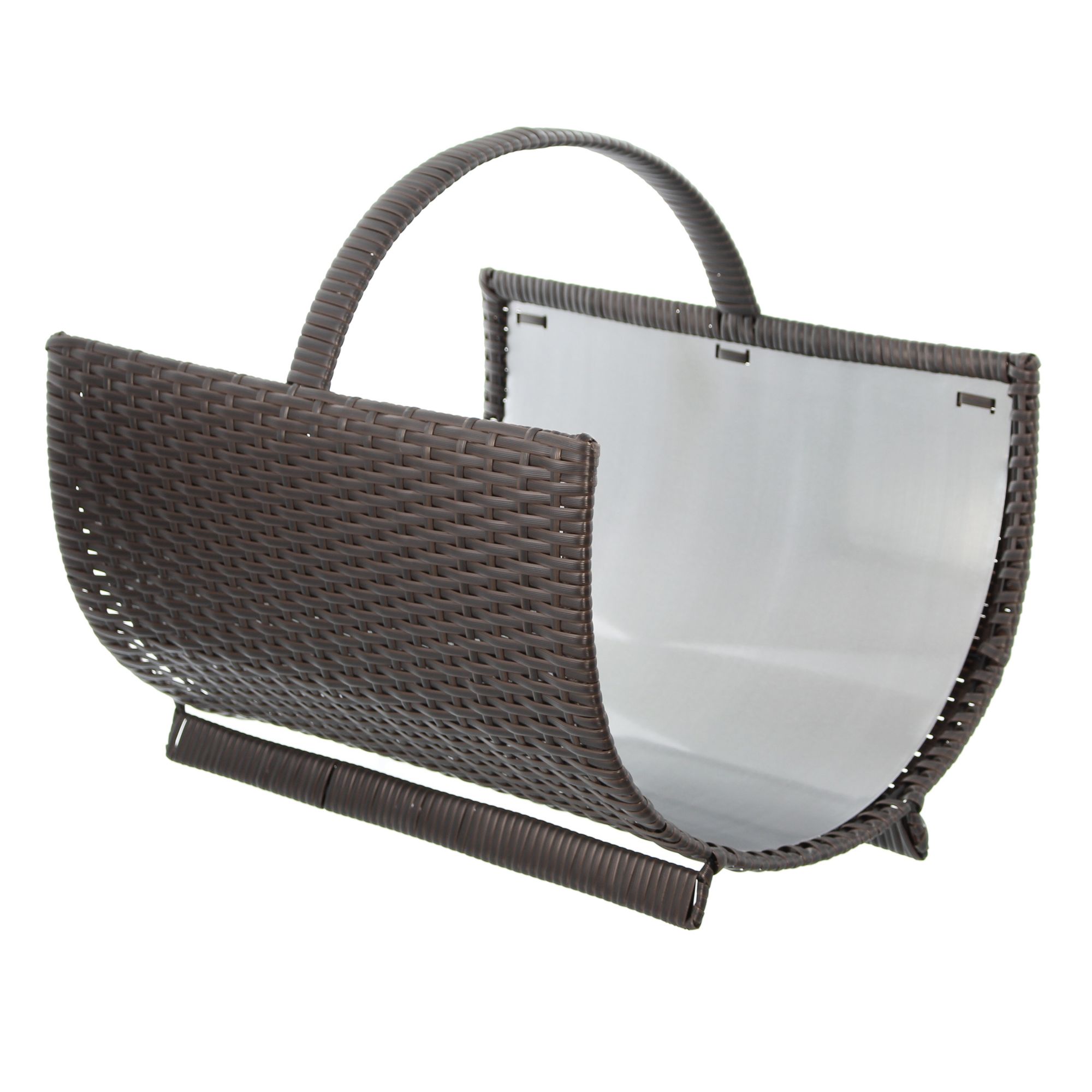 Acheter Panier cheminée "polyrotin"  dans la boutique en ligne de Frank Flechtwaren pour Paniers &amp; présentoirs en bois