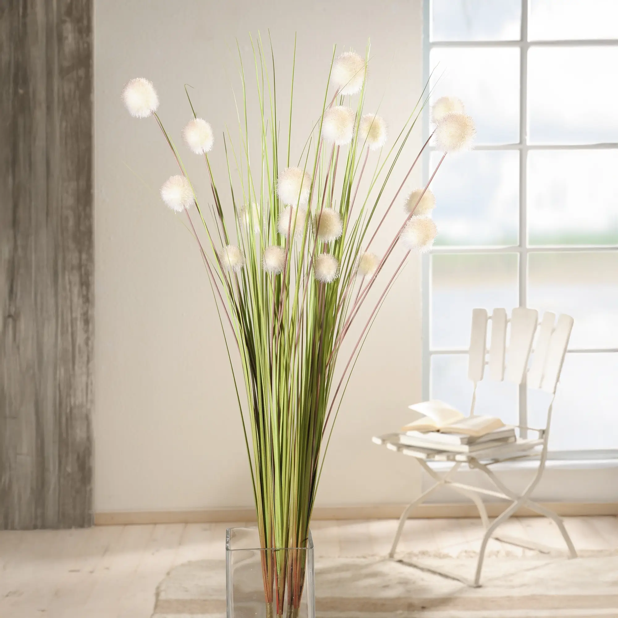 Acheter Lot de 4 bouquets "fleurs rondes"  dans la boutique en ligne de Frank Flechtwaren