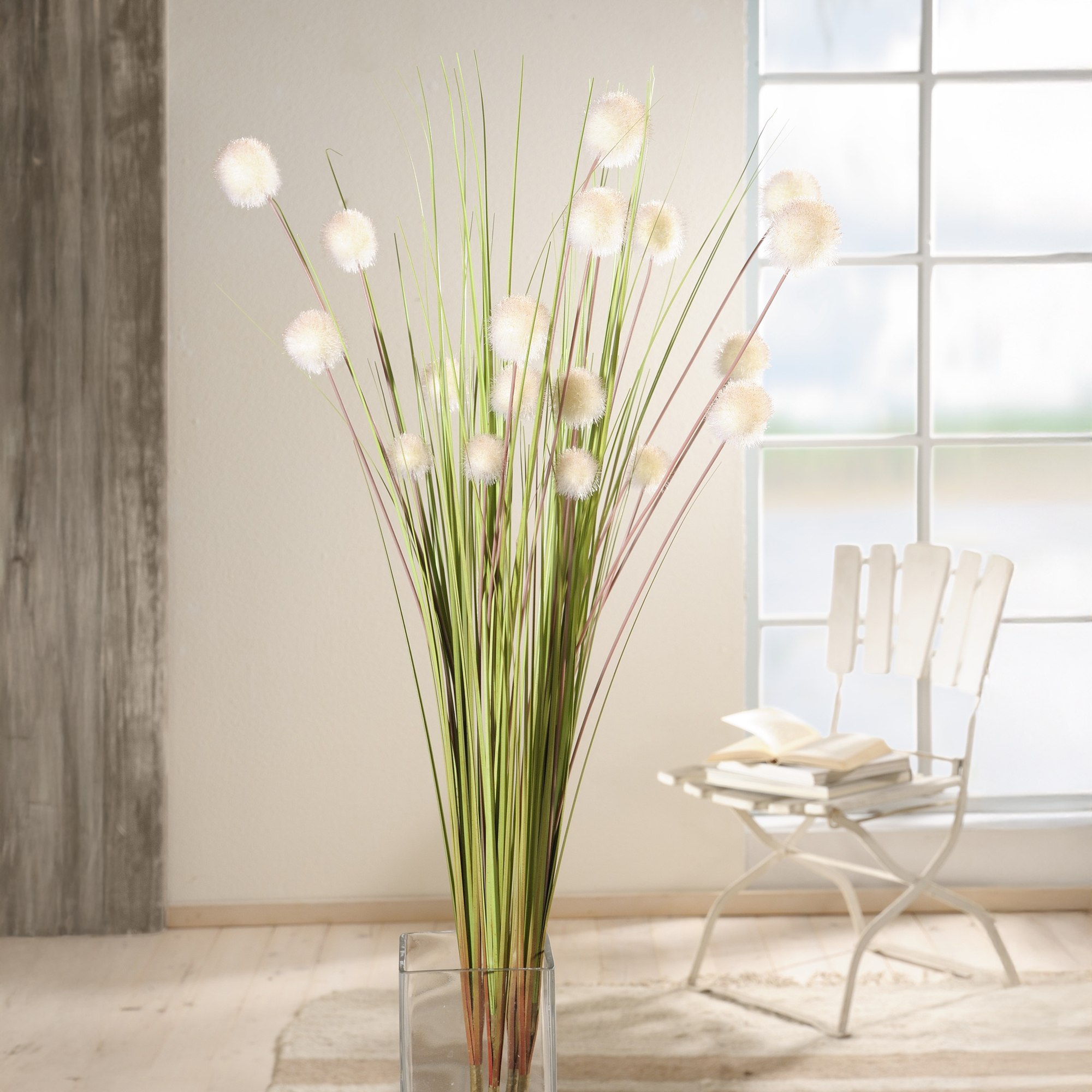 Acheter Lot de 4 bouquets "fleurs rondes"  dans la boutique en ligne de Frank Flechtwaren
