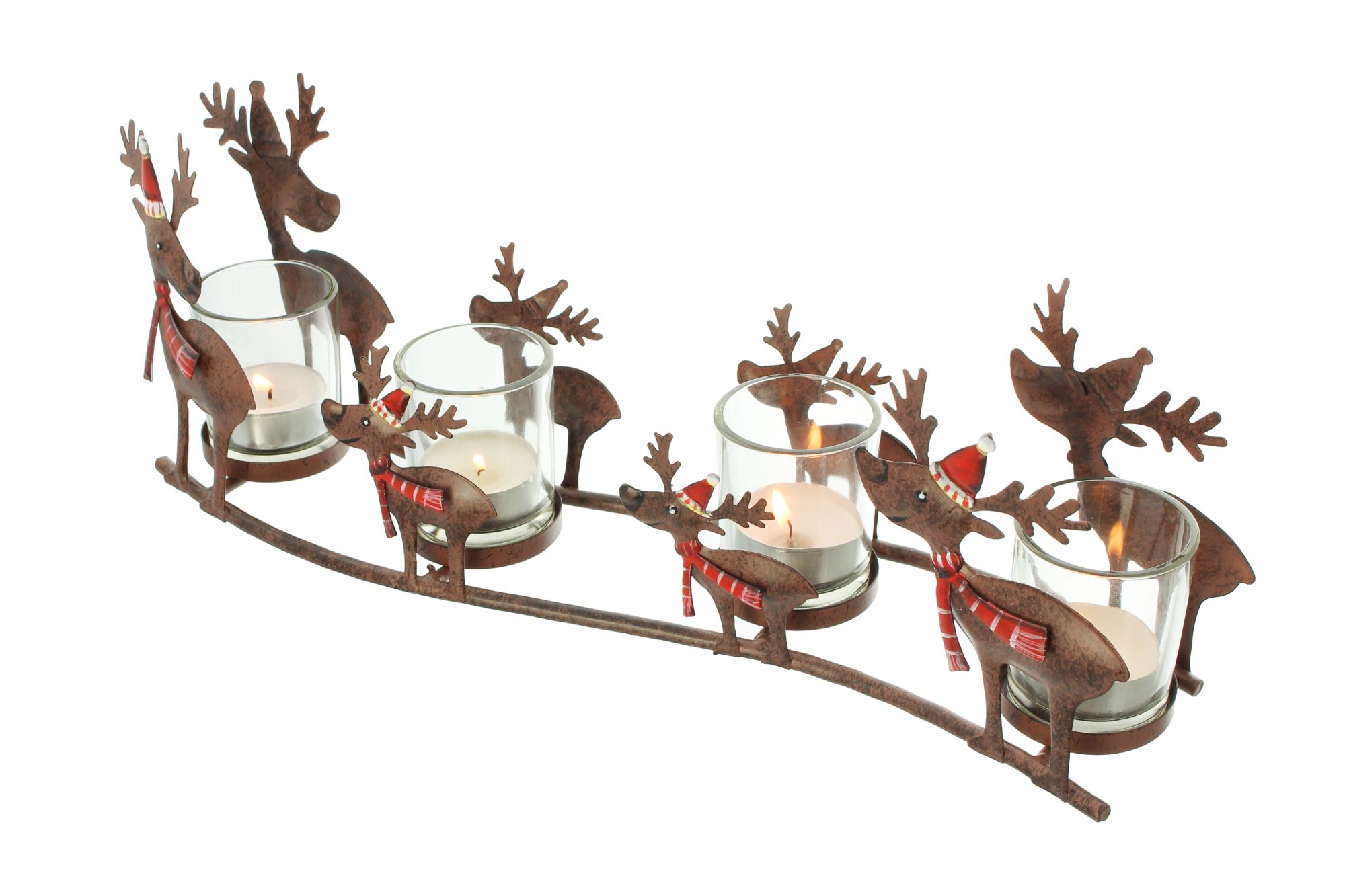 Acheter Photophore "famille de rennes" 5 pcs.  dans la boutique en ligne de Frank Flechtwaren pour Figurines