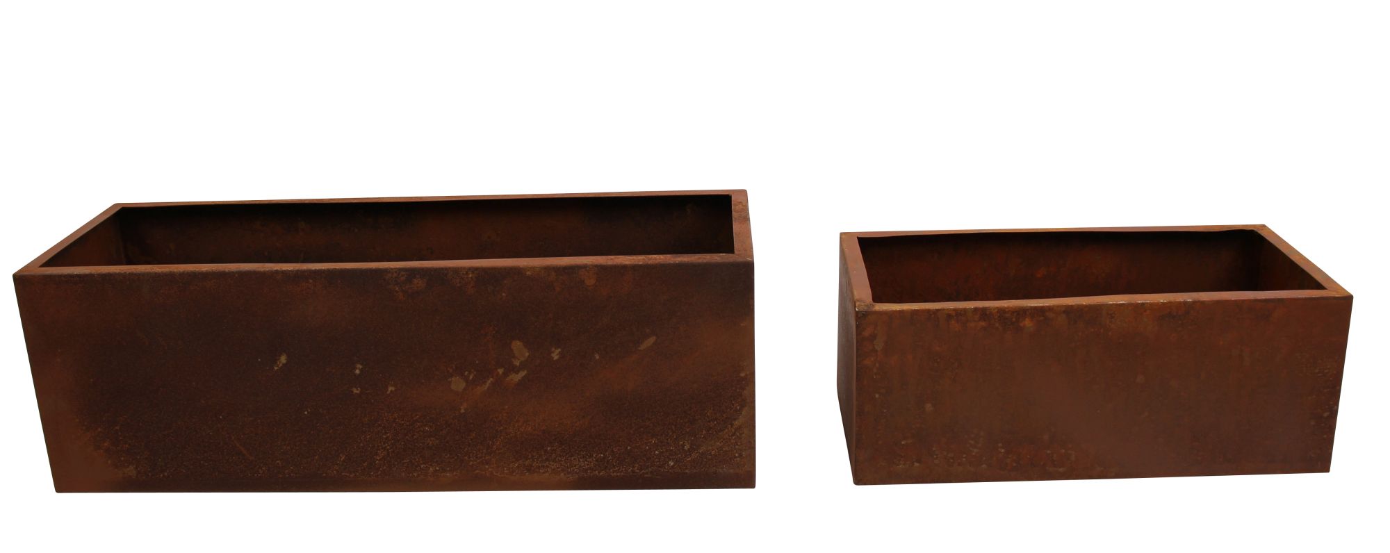 Acheter Lot de 2 jardinières "rouille" dans la boutique en ligne de Frank Flechtwaren pour Pots de fleurs Acheter Lot de 2 jardinières "rouille" dans la boutique en ligne de Frank Flechtwaren pour Pots de fleurs