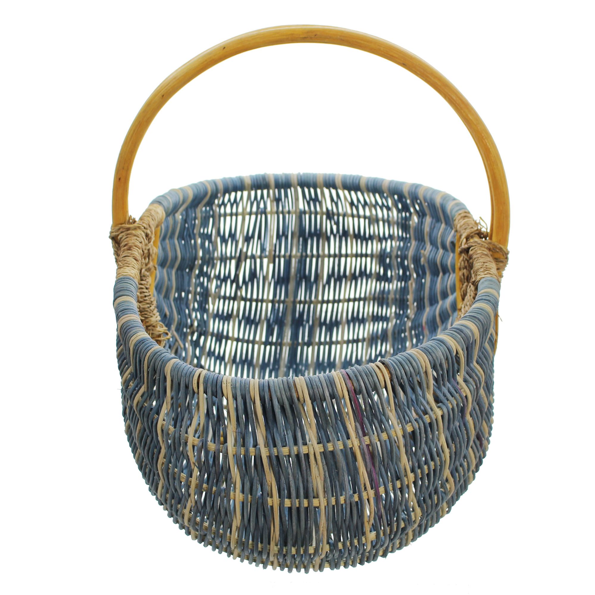 Acheter Panier à courses "bleu/nature" dans la boutique en ligne de Frank Flechtwaren pour Paniers à provisions Acheter Panier à courses "bleu/nature" dans la boutique en ligne de Frank Flechtwaren pour Paniers à provisions