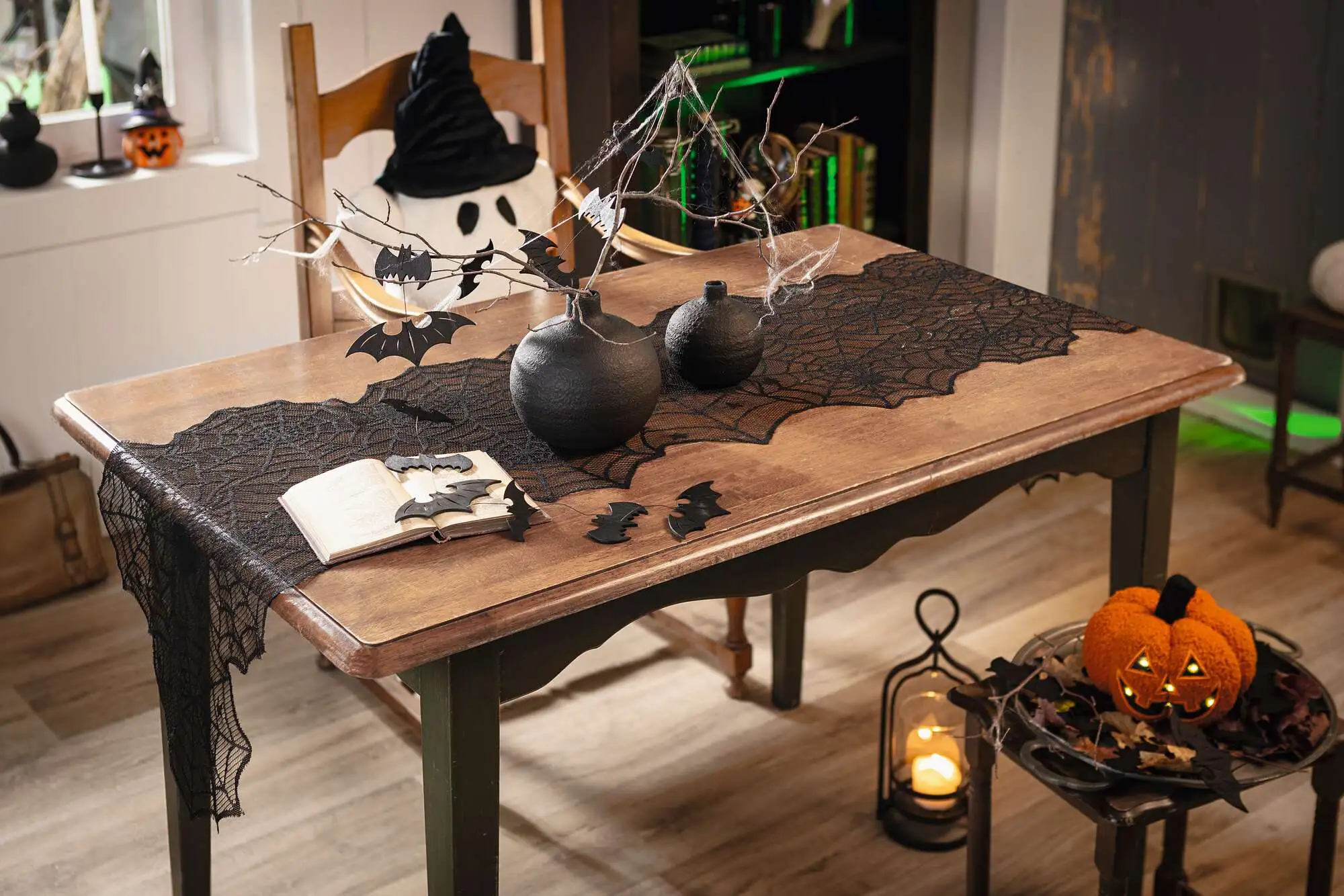 Acheter Chemin de table "araignées effrayantes"  dans la boutique en ligne de Frank Flechtwaren pour Chemins de table
