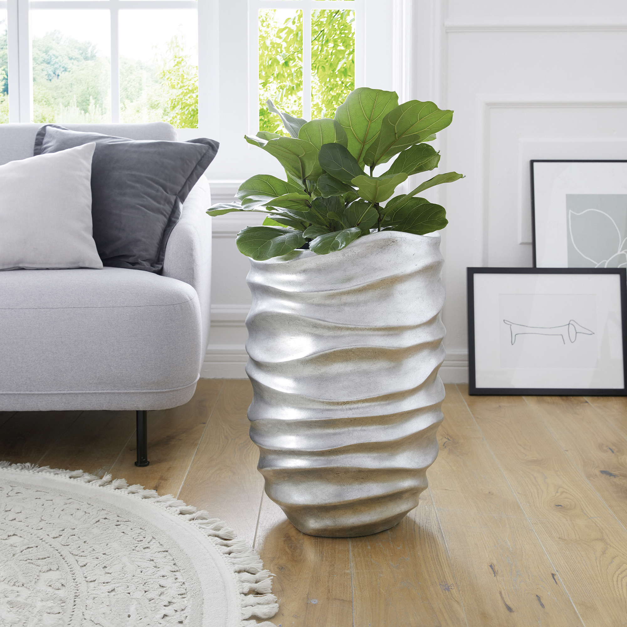 Acheter Cache-pot "vagues"  dans la boutique en ligne de Frank Flechtwaren