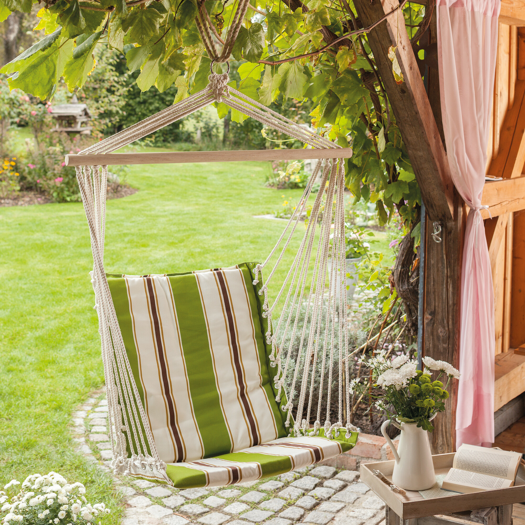 Acheter Fauteuil-hamac "rayures"  dans la boutique en ligne de Frank Flechtwaren