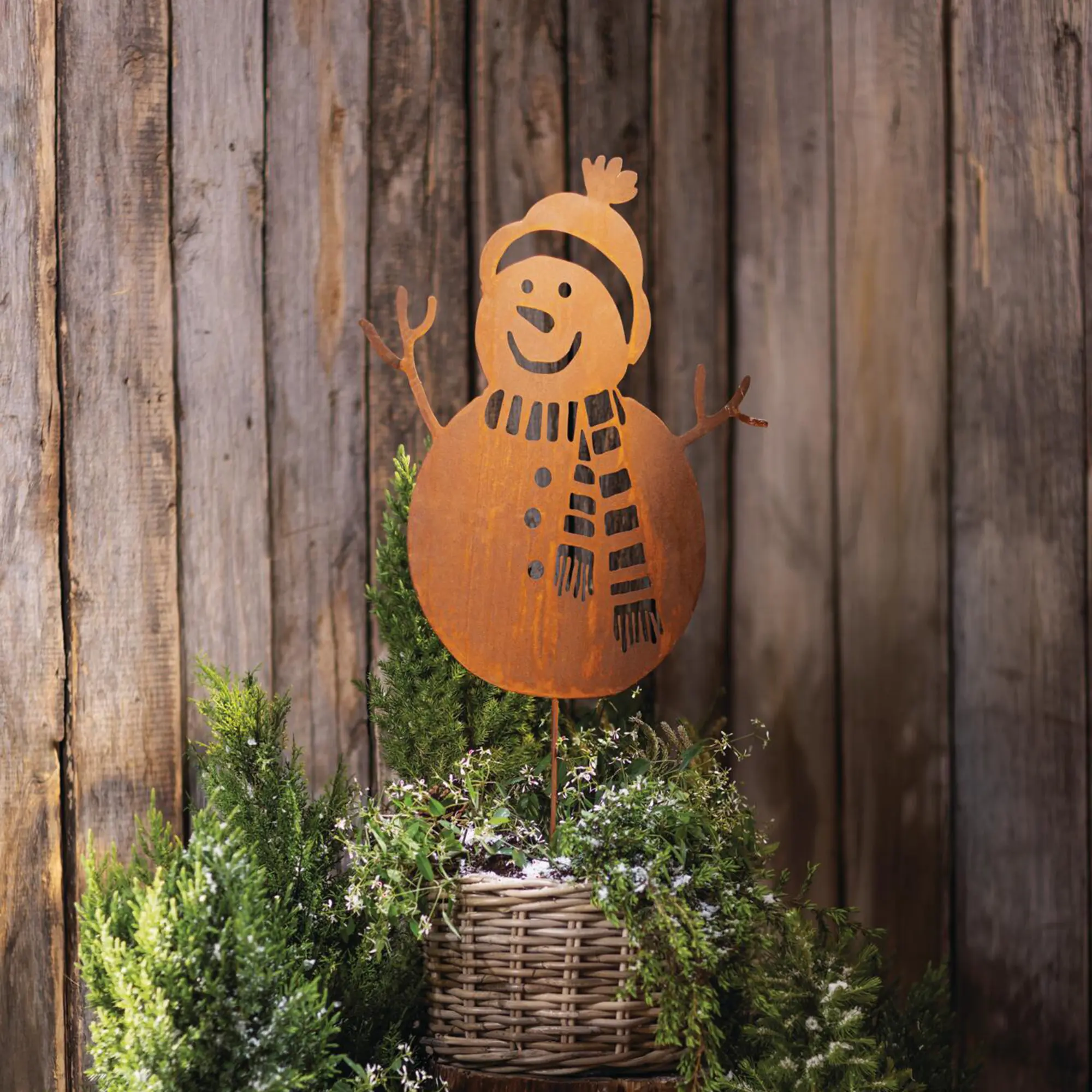 Acheter Piquet de jardin « Bonhomme de neige »  dans la boutique en ligne de Frank Flechtwaren