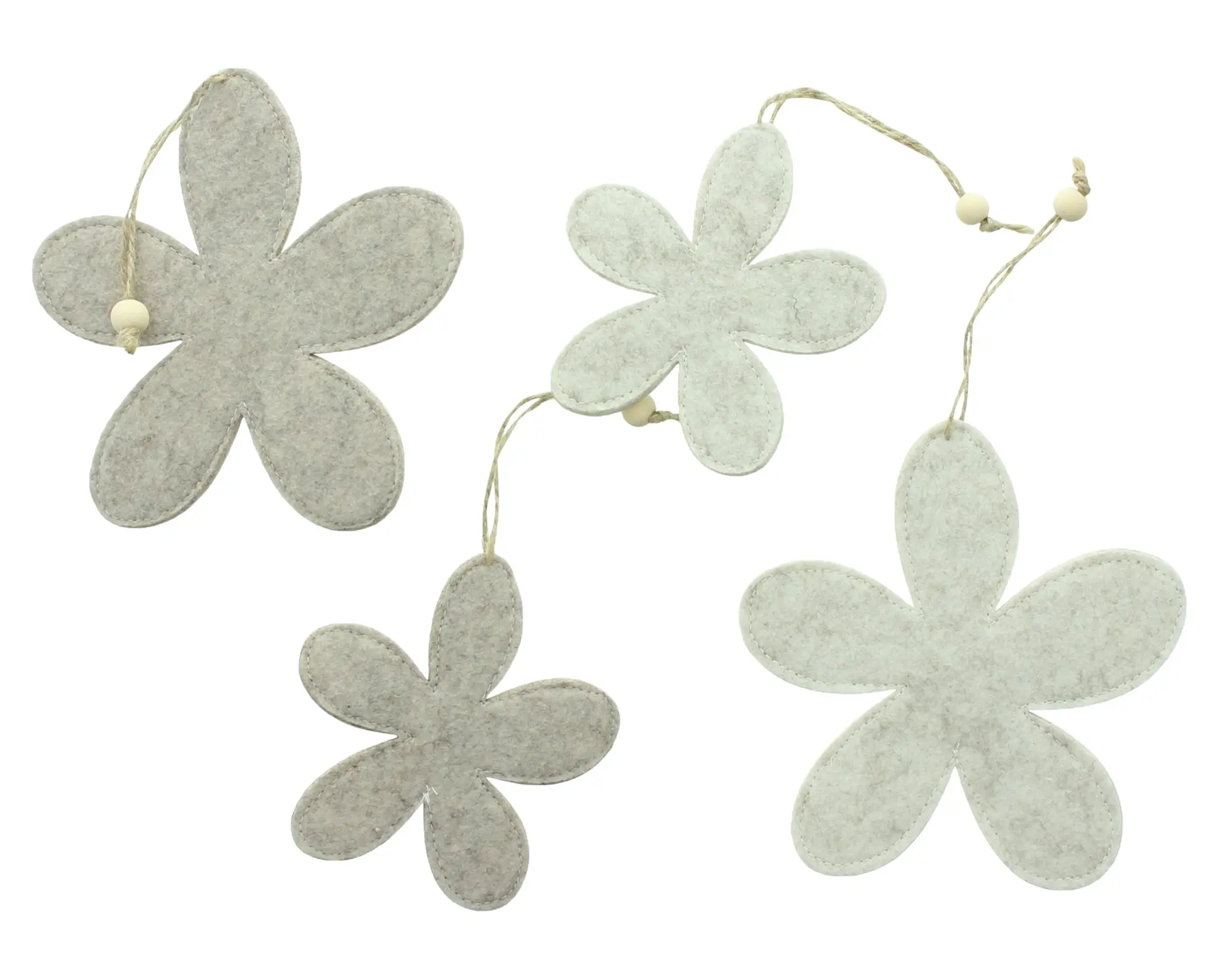 Acheter Lot de 4 suspensions "quatuor floral"  dans la boutique en ligne de Frank Flechtwaren pour Suspensions décoratives