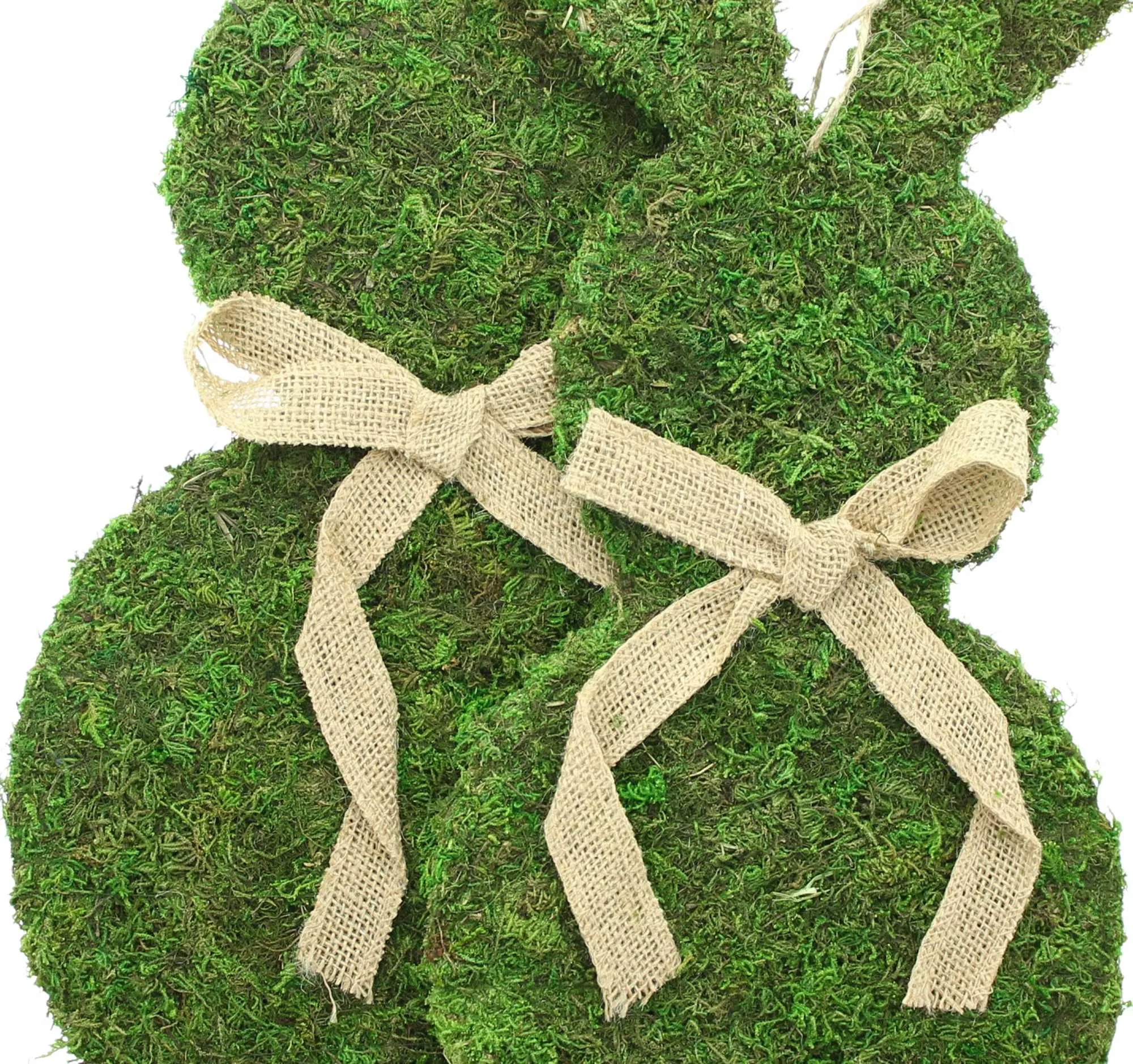 Acheter Lot de 2 lapins mousse "petit noeud"  dans la boutique en ligne de Frank Flechtwaren pour Lapin &amp; co