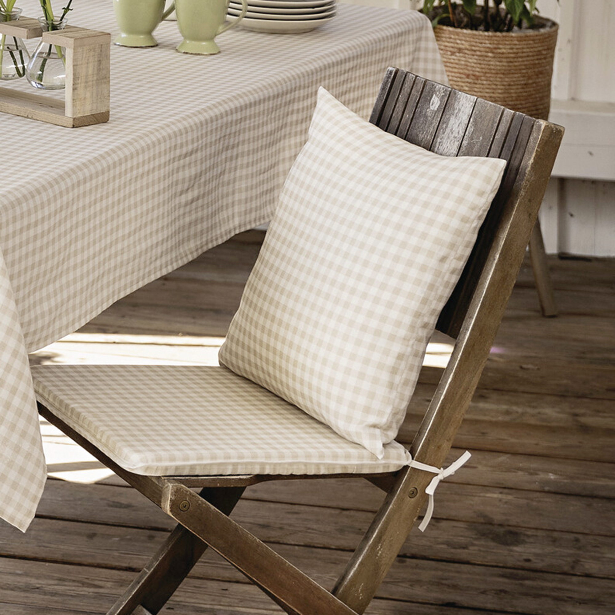 Acheter Housse de coussin "maison naturelle"  dans la boutique en ligne de Frank Flechtwaren