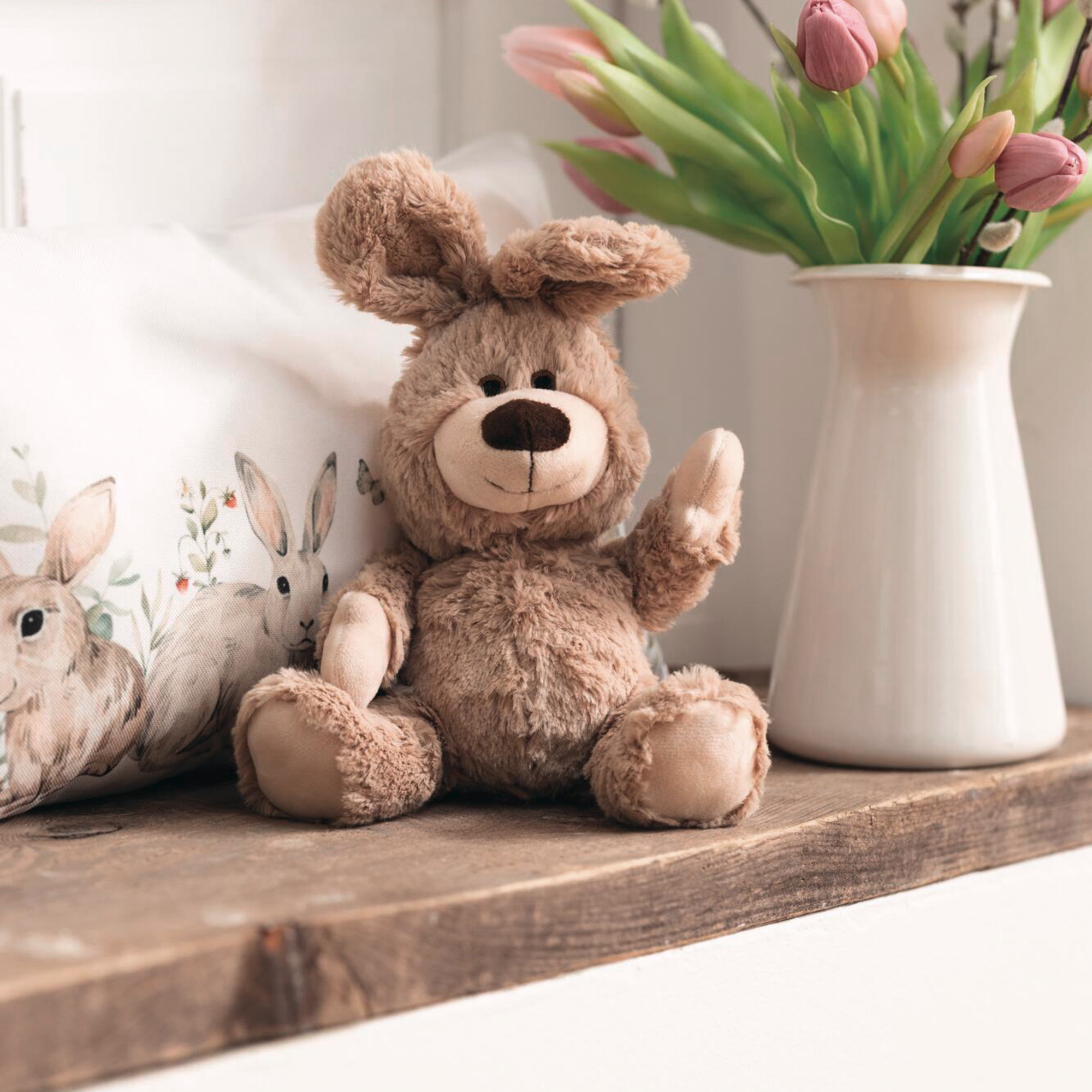 Acheter Lapin câlin "Flocon"  dans la boutique en ligne de Frank Flechtwaren