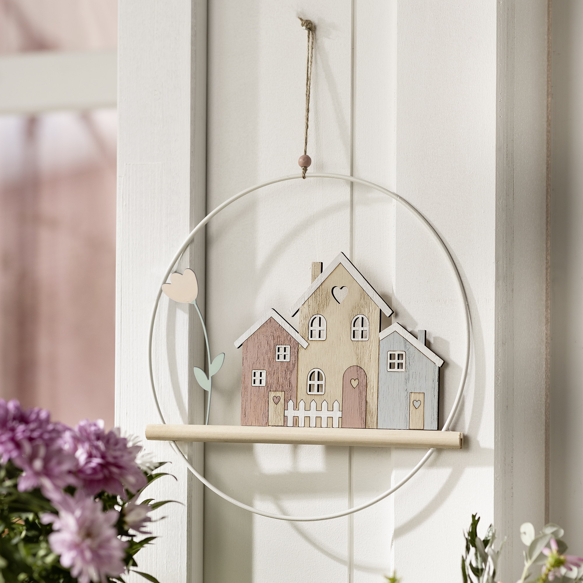 Acheter Anneau décoratif "maisons"  dans la boutique en ligne de Frank Flechtwaren