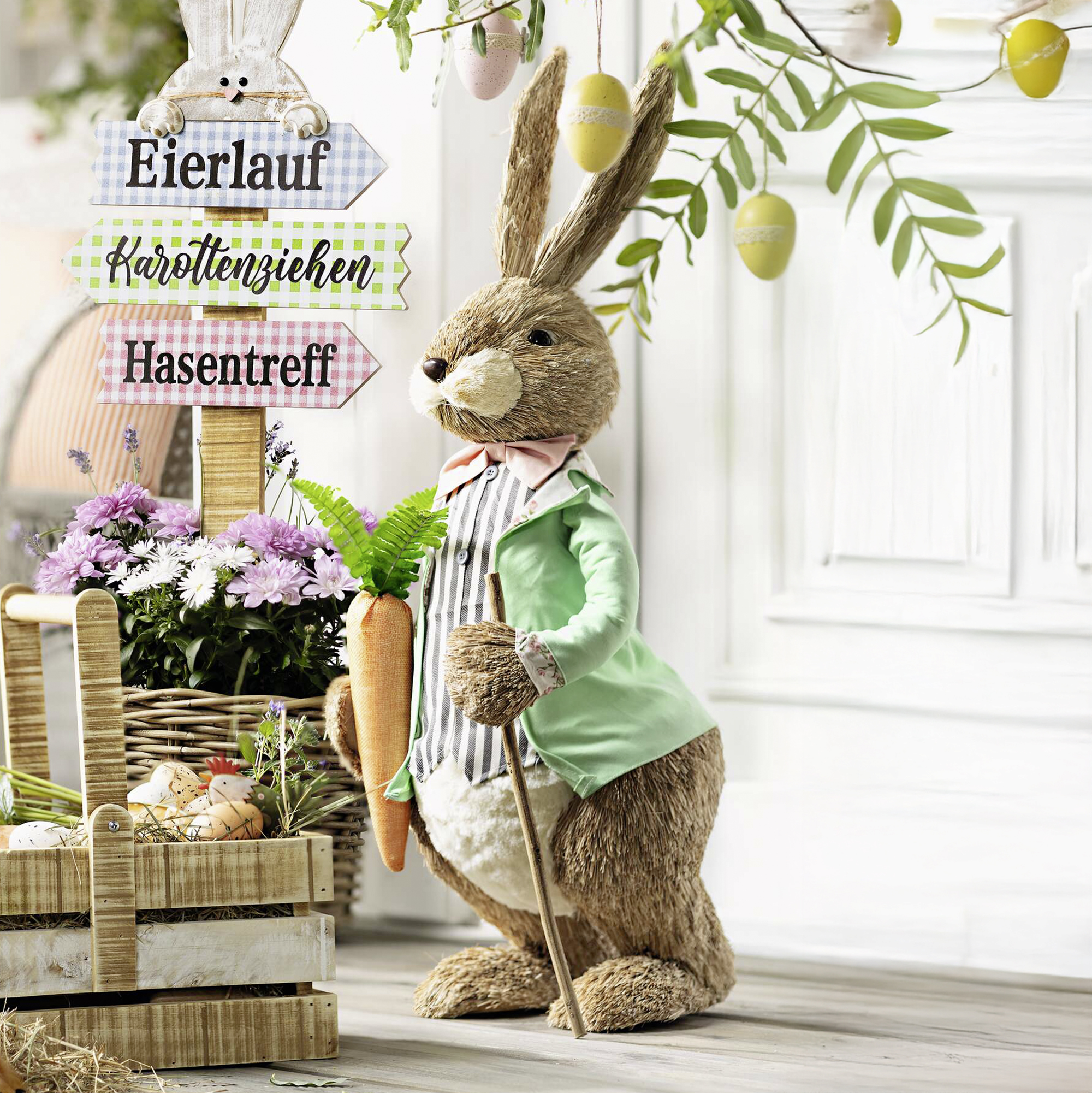 Acheter Figurine "monsieur lapin"  dans la boutique en ligne de Frank Flechtwaren