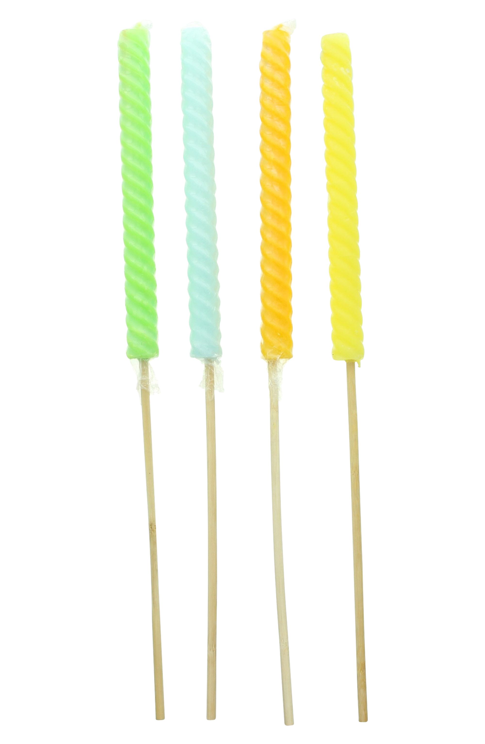 Acheter Lot de 4 bougies "torche"  dans la boutique en ligne de Frank Flechtwaren pour Pâques