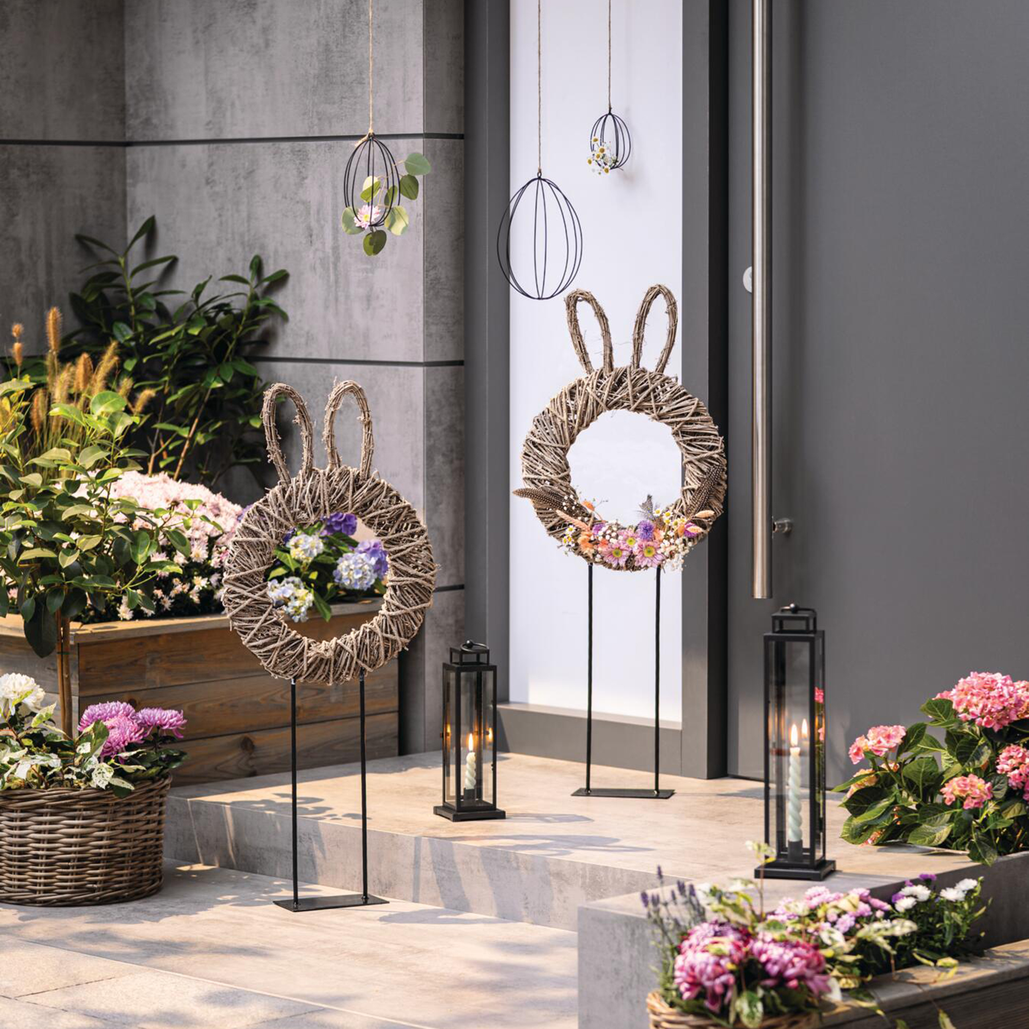 Acheter Décoration de Pâques "Oreilles de lapin"  dans la boutique en ligne de Frank Flechtwaren