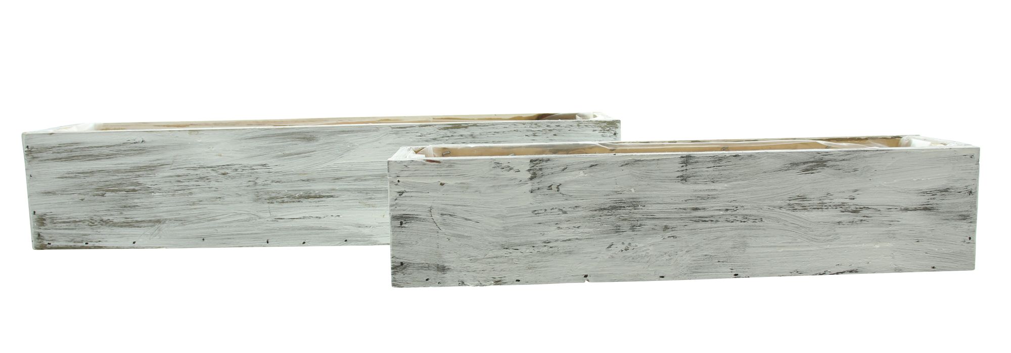 Acheter Lot de 2 jardinières "blanc délavé" dans la boutique en ligne de Frank Flechtwaren pour Pâques Acheter Lot de 2 jardinières "blanc délavé" dans la boutique en ligne de Frank Flechtwaren pour Pâques