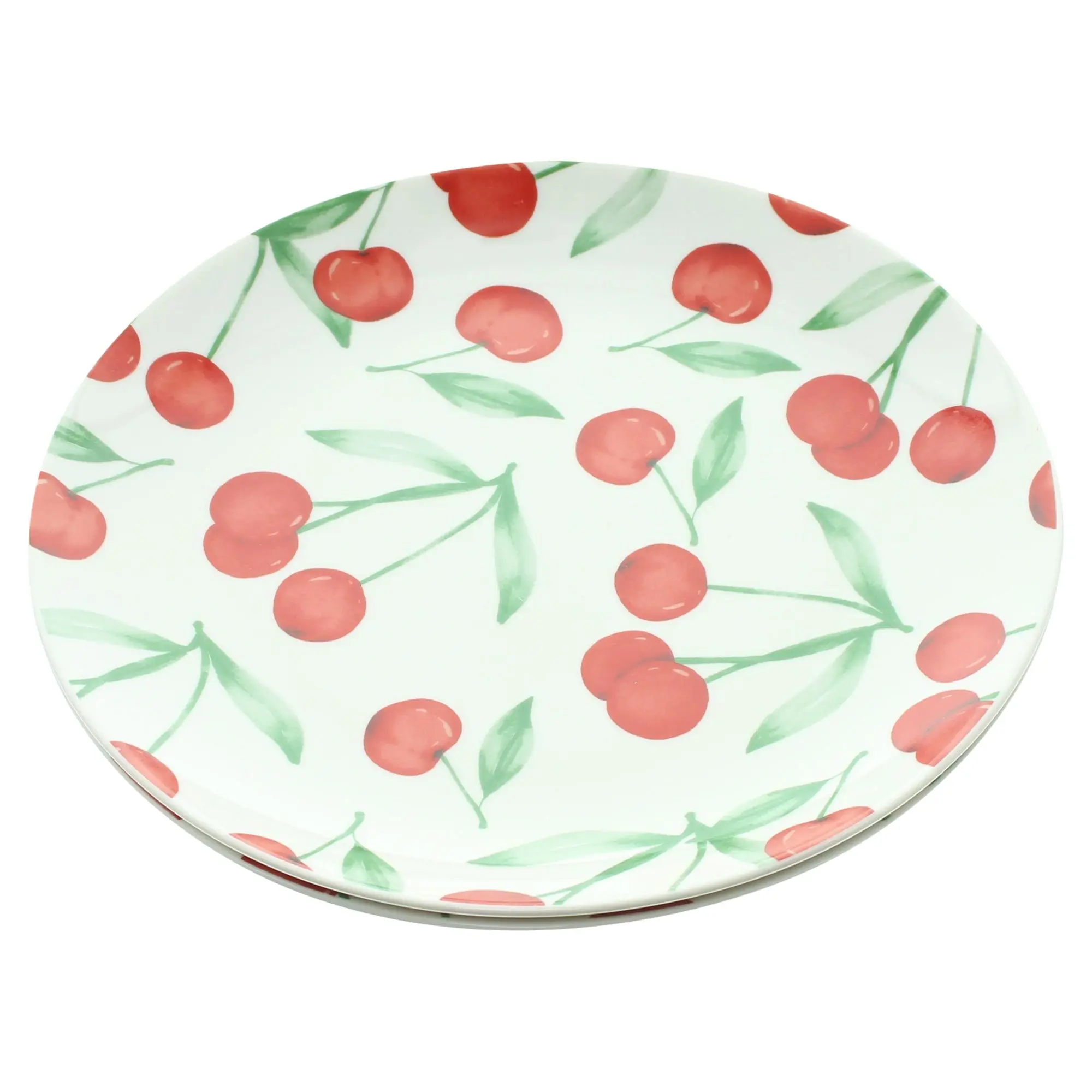 Acheter Lot de 2 assiettes à dessert "délice de cerises"  dans la boutique en ligne de Frank Flechtwaren pour Des petits coquets
