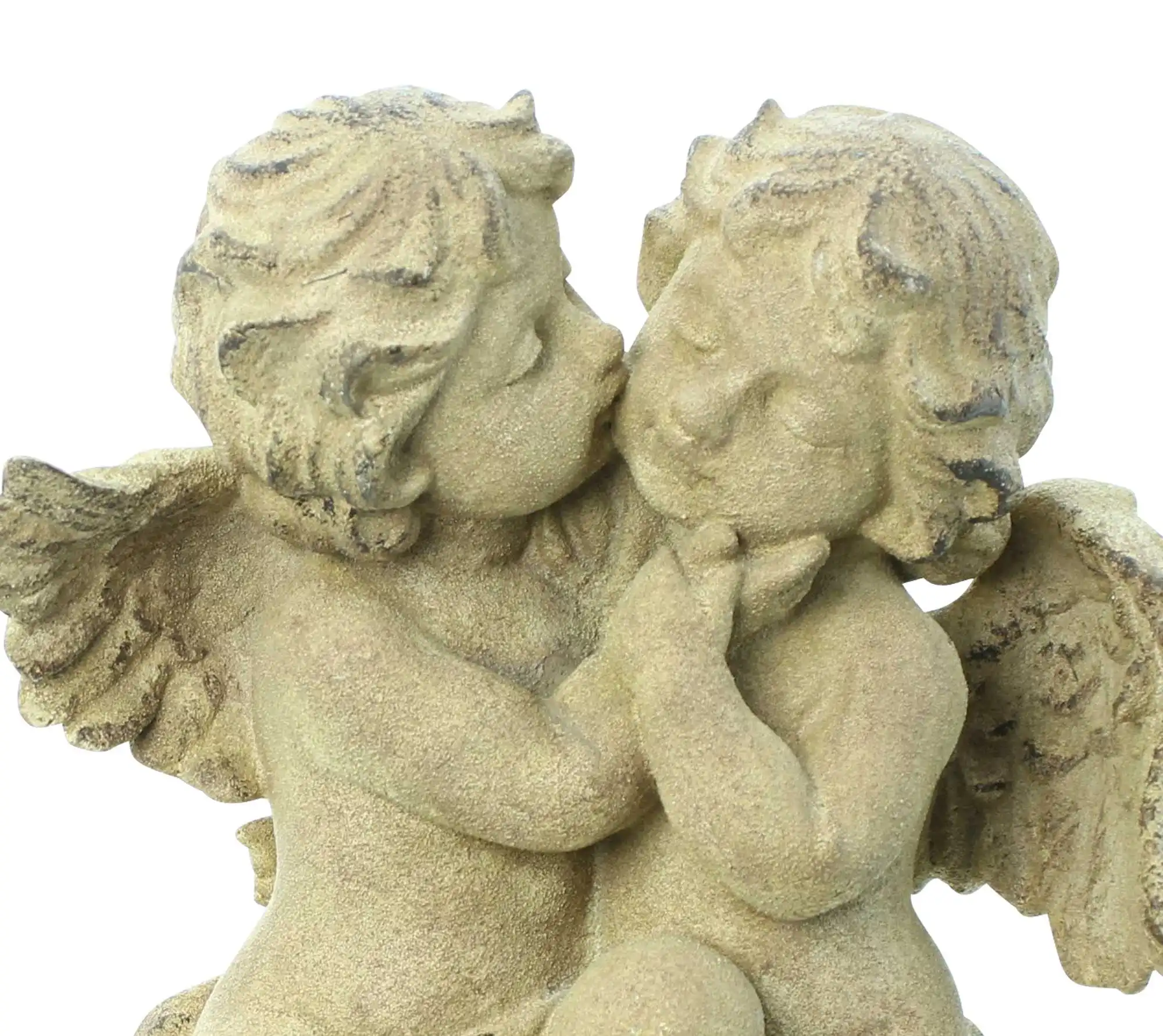 Acheter Couple d'anges "bisous"  dans la boutique en ligne de Frank Flechtwaren pour Figurines de jardin