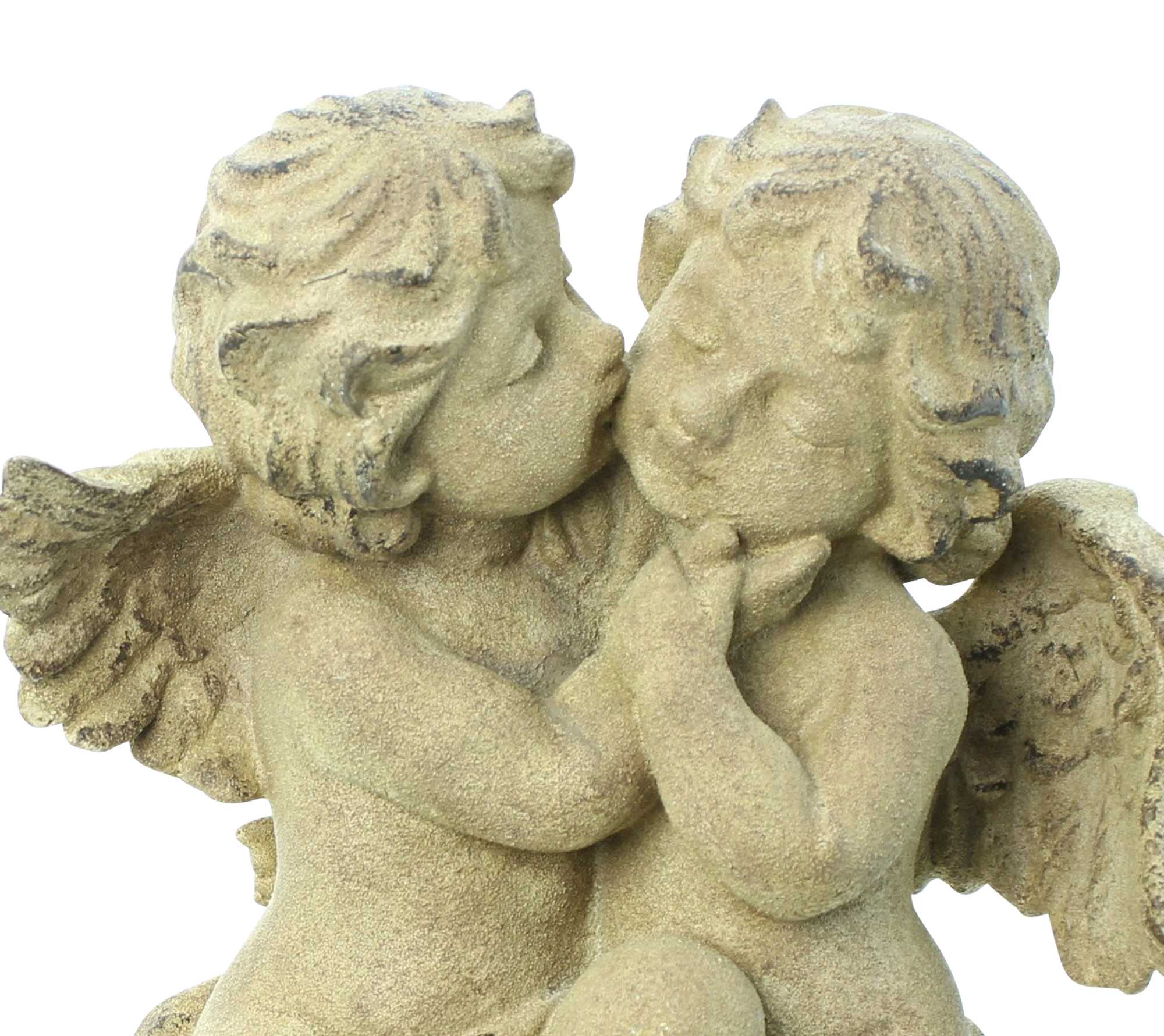 Acheter Couple d'anges "bisous"  dans la boutique en ligne de Frank Flechtwaren pour Figurines de jardin