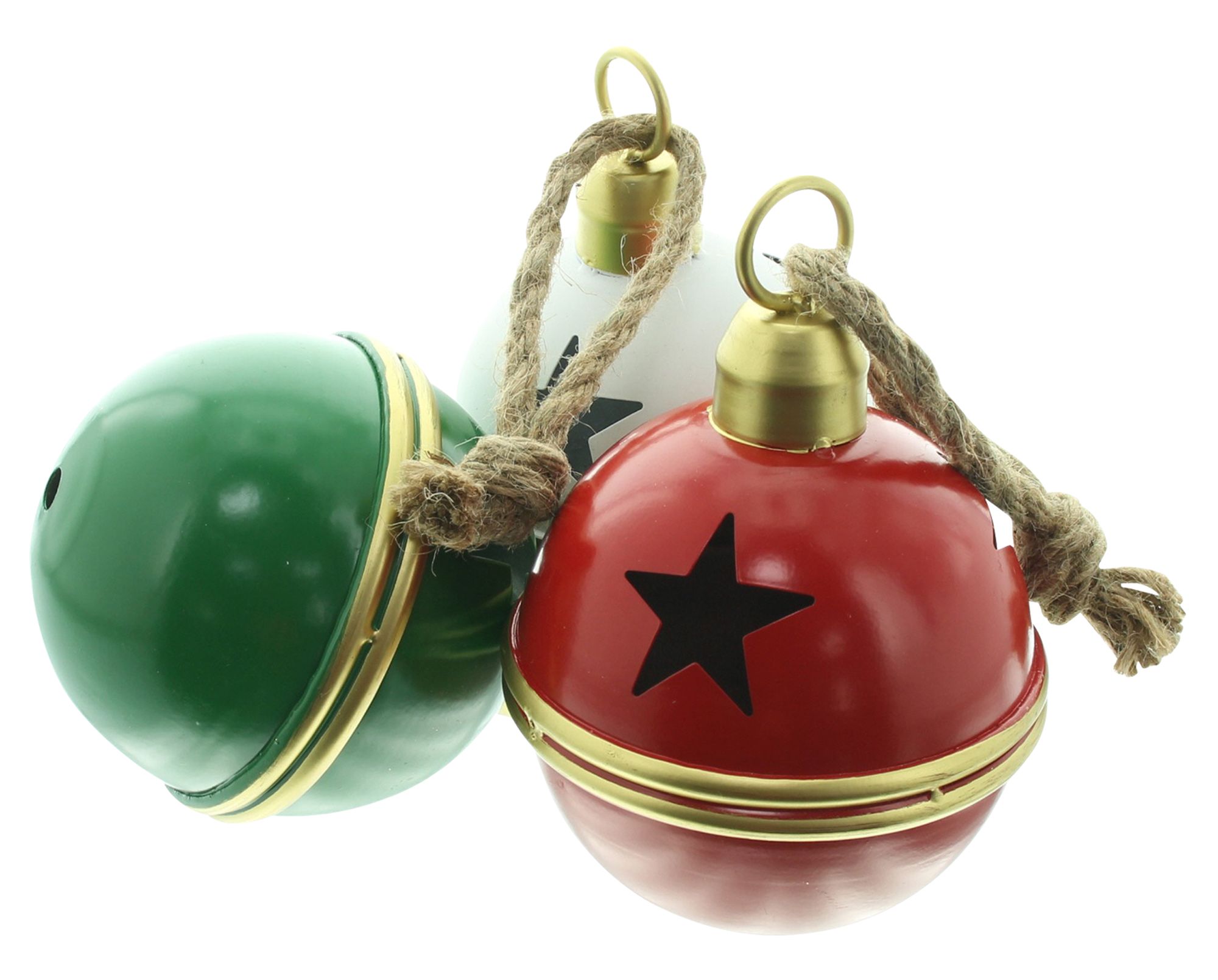 Acheter Cloche de Noël « Étoiles », lot de 3 dans la boutique en ligne de Frank Flechtwaren pour Décorations à suspendre