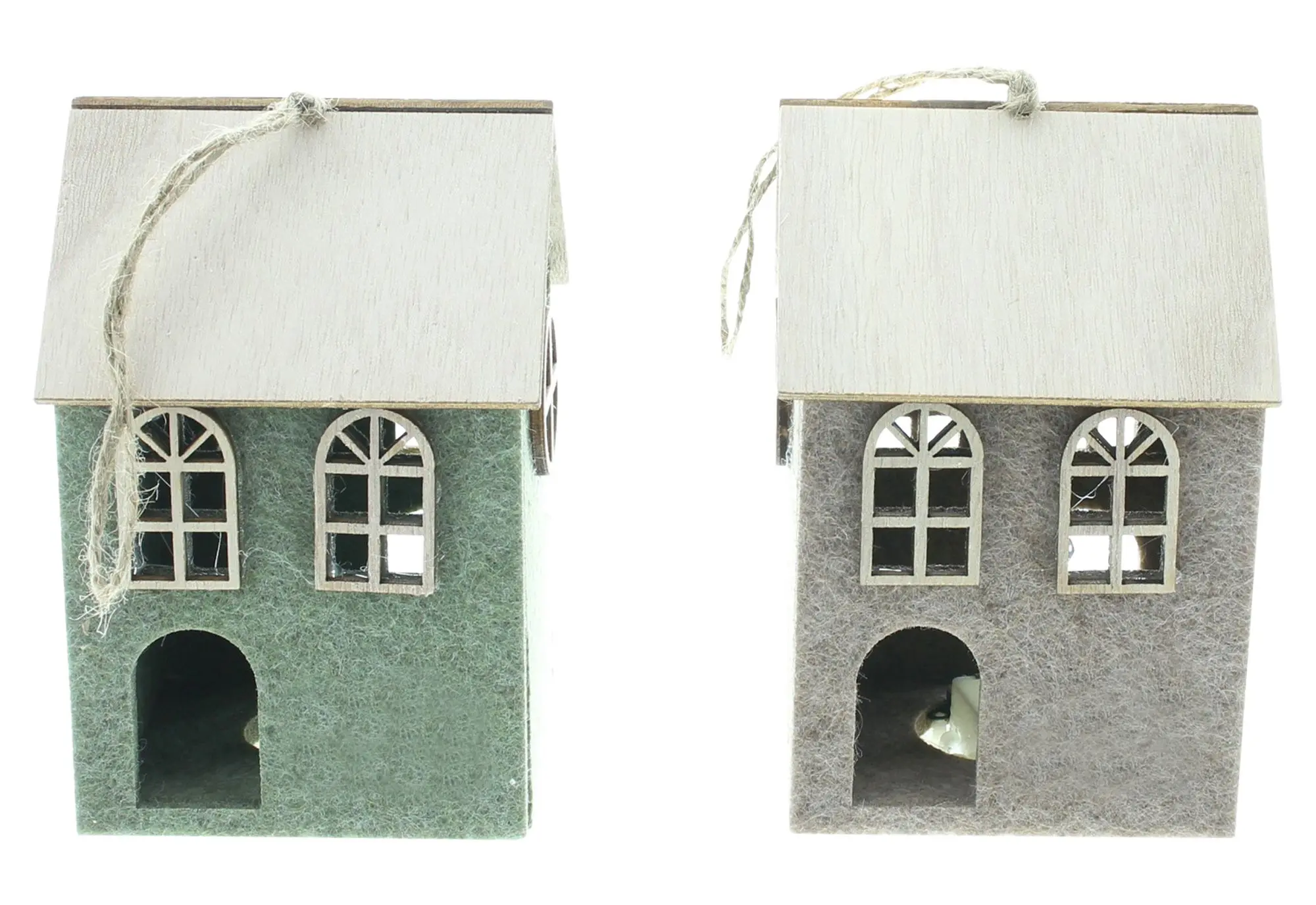 Acheter Lot de 2 suspensions LED "maison"  dans la boutique en ligne de Frank Flechtwaren pour Pâques