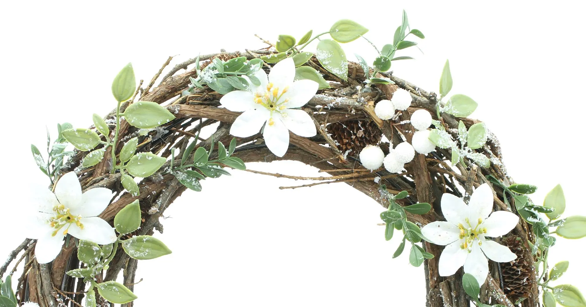 Acheter Couronne "rose de Noël"  dans la boutique en ligne de Frank Flechtwaren pour Couronnes de Noël
